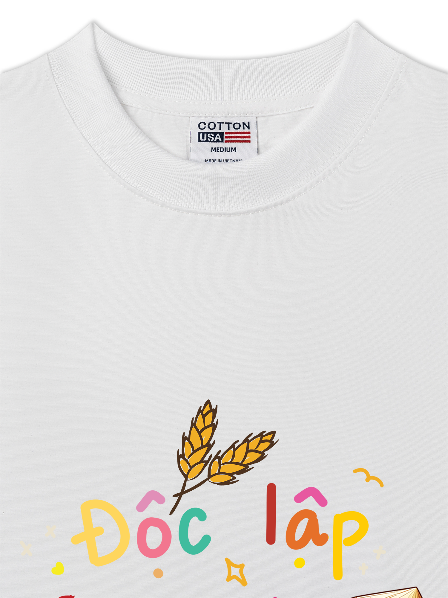 Áo Thun Relaxed Fit Việt Nam Độc Lập - Tự Do - Hạnh Phúc