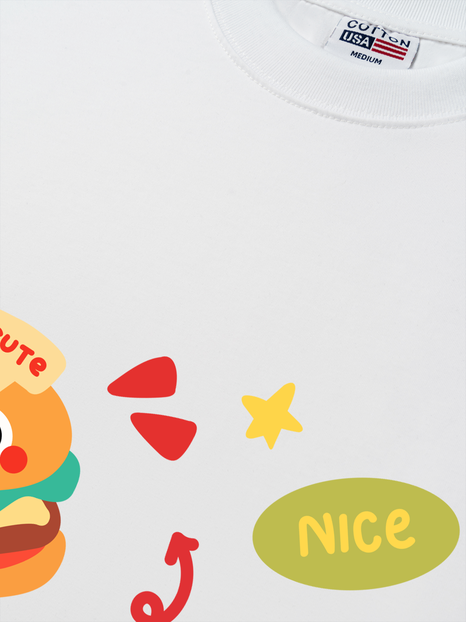 Áo Thun Relaxed Fit Yummy Mood Triple Cute