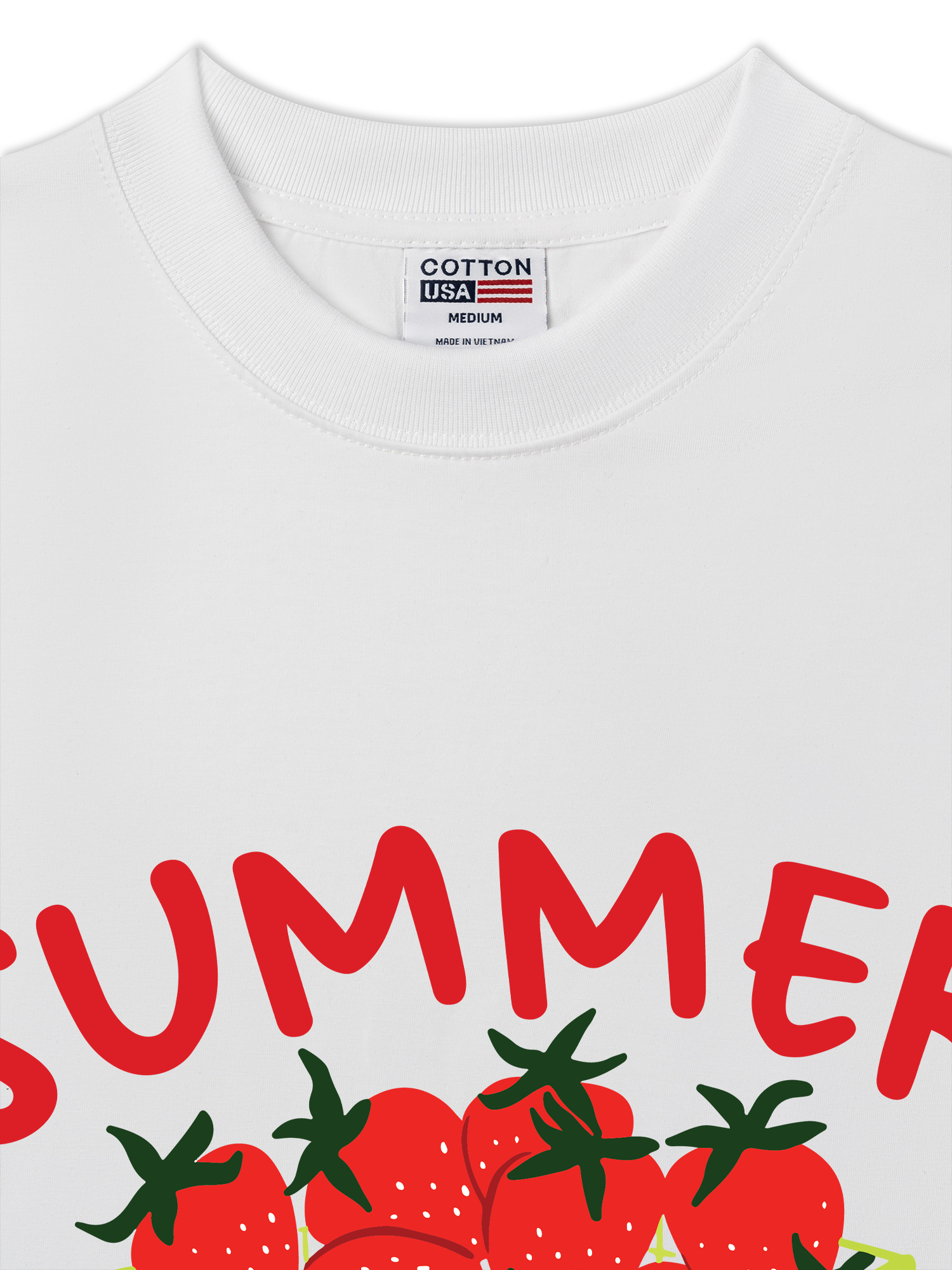 Áo Thun Relaxed Fit Tropical Strawberry