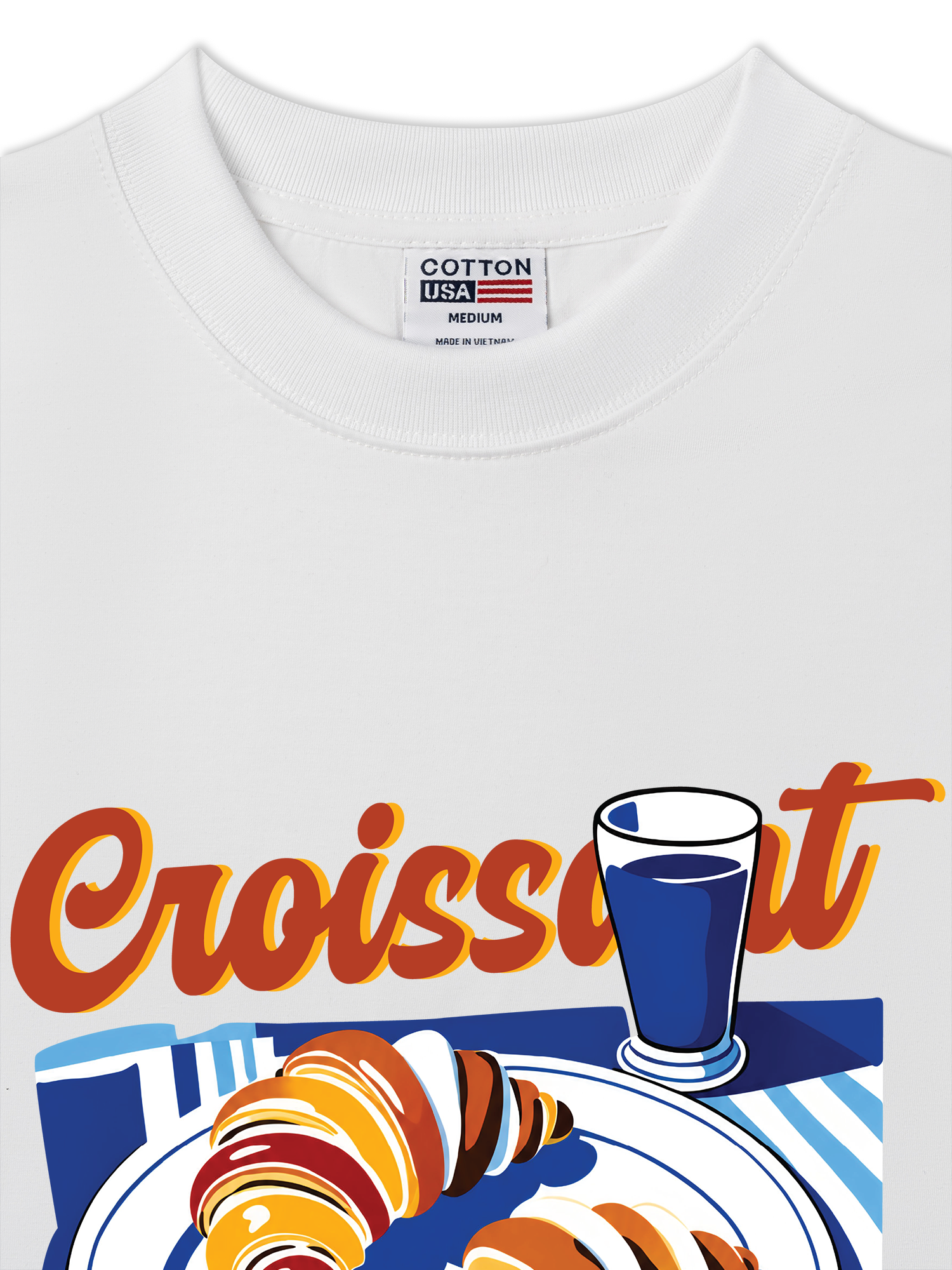Áo Thun Relaxed Fit Croissant