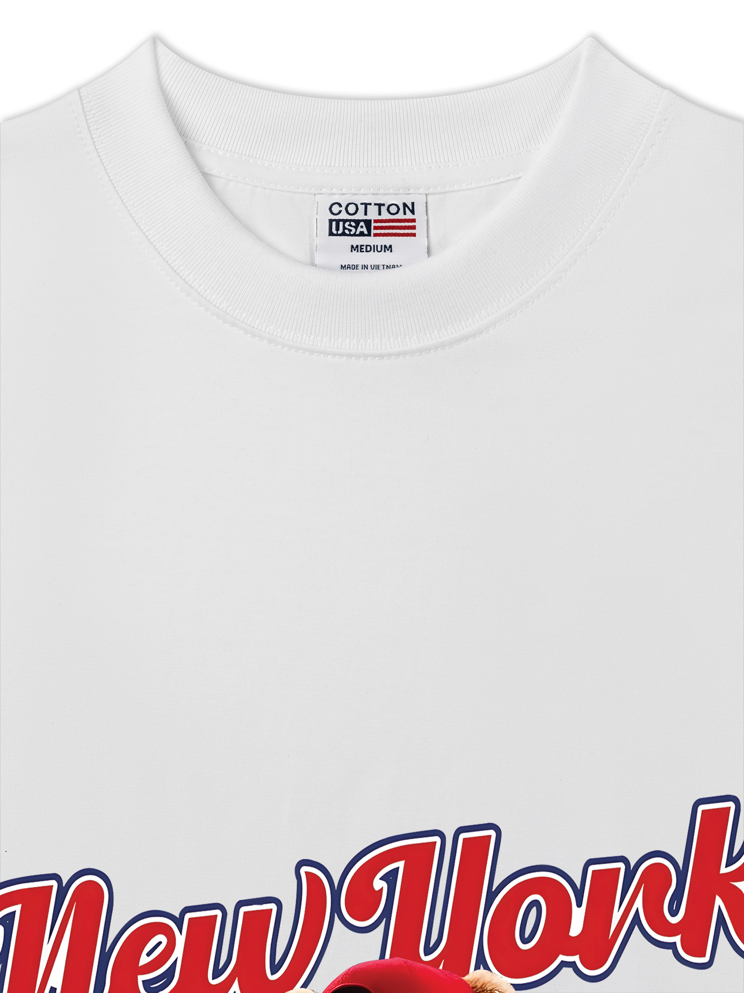 Áo Thun Relaxed Fit Baseball New York Teddy