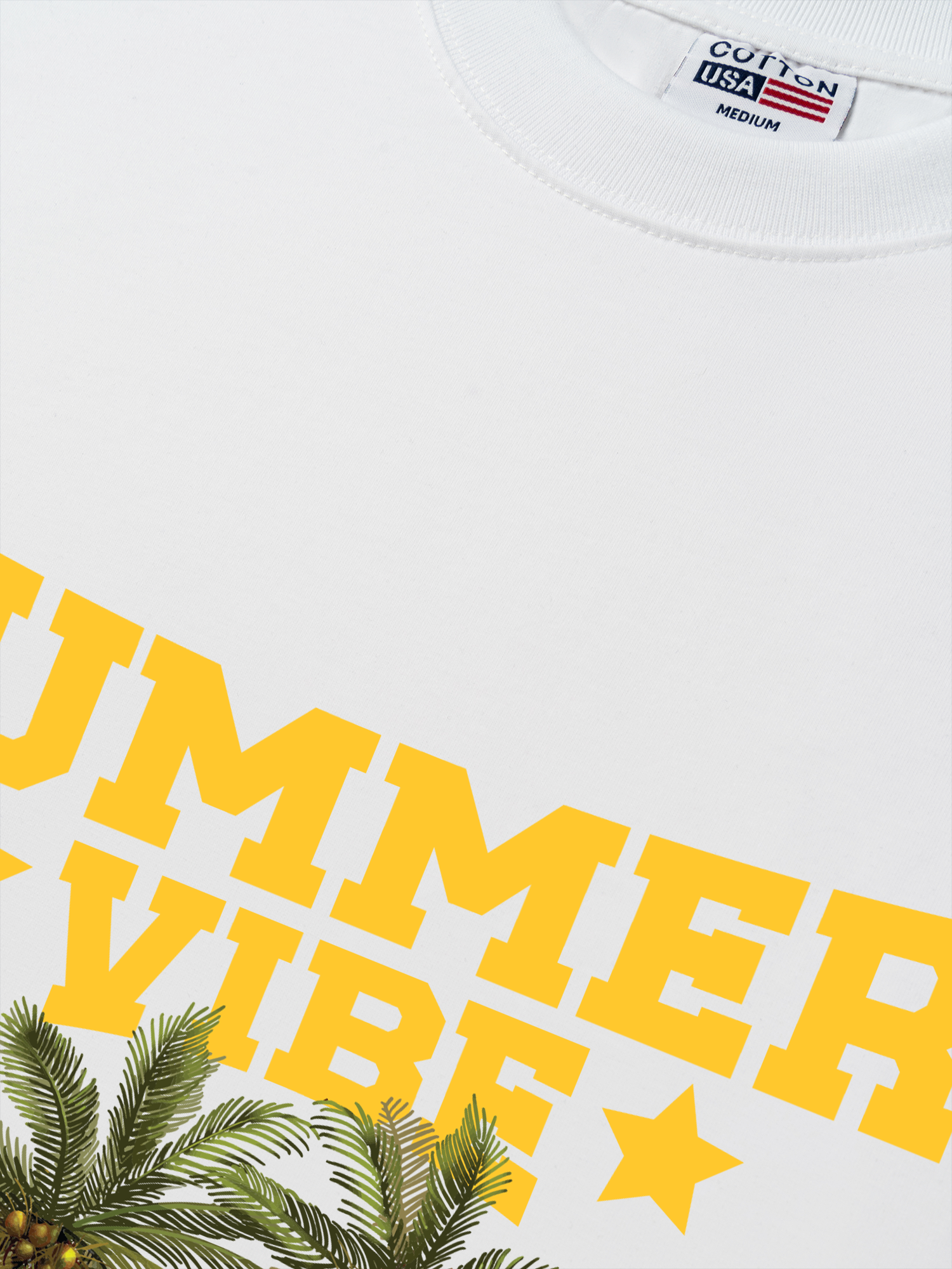 Áo Thun Relaxed Fit Tropical Summer Vibe Coconut