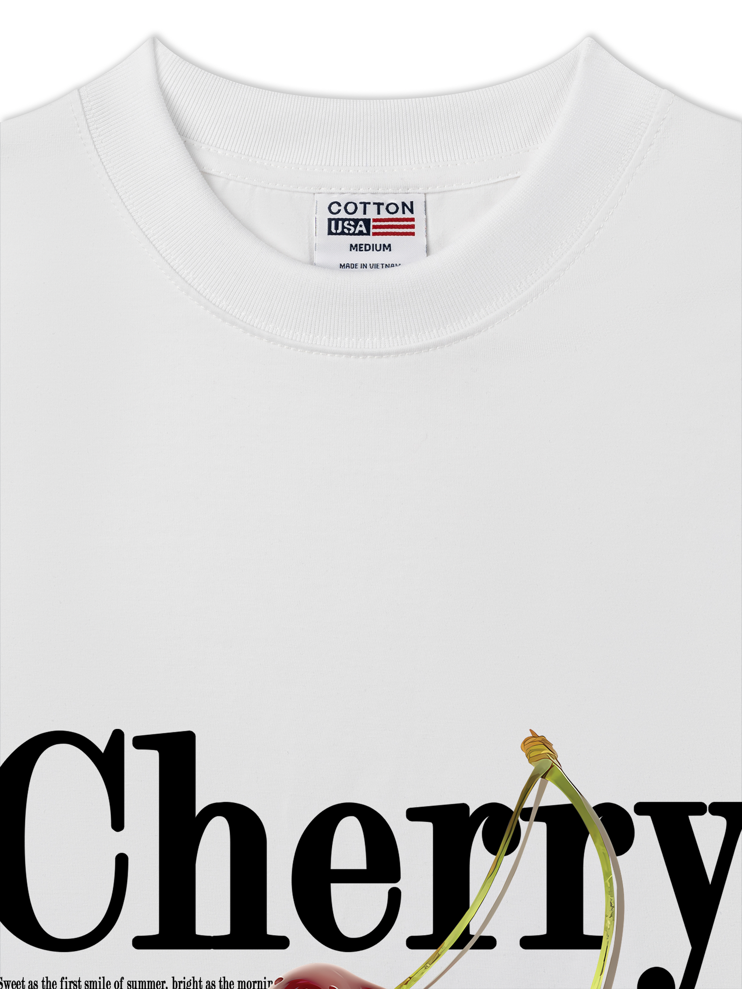 Áo Thun Relaxed Fit Cherry Fresh