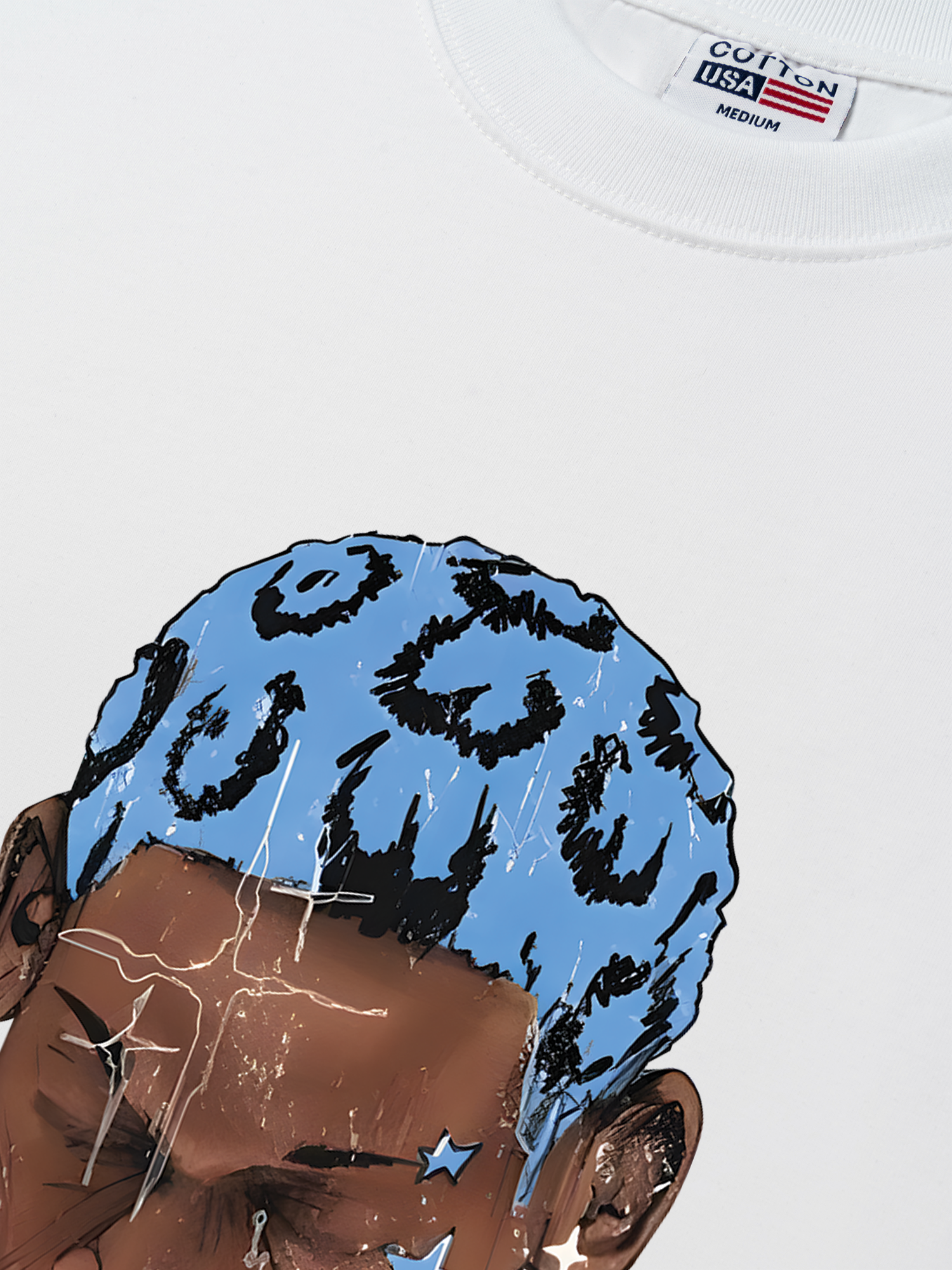 Áo Thun Relaxed Fit Rapper Rodman Bad As I Wanna Be