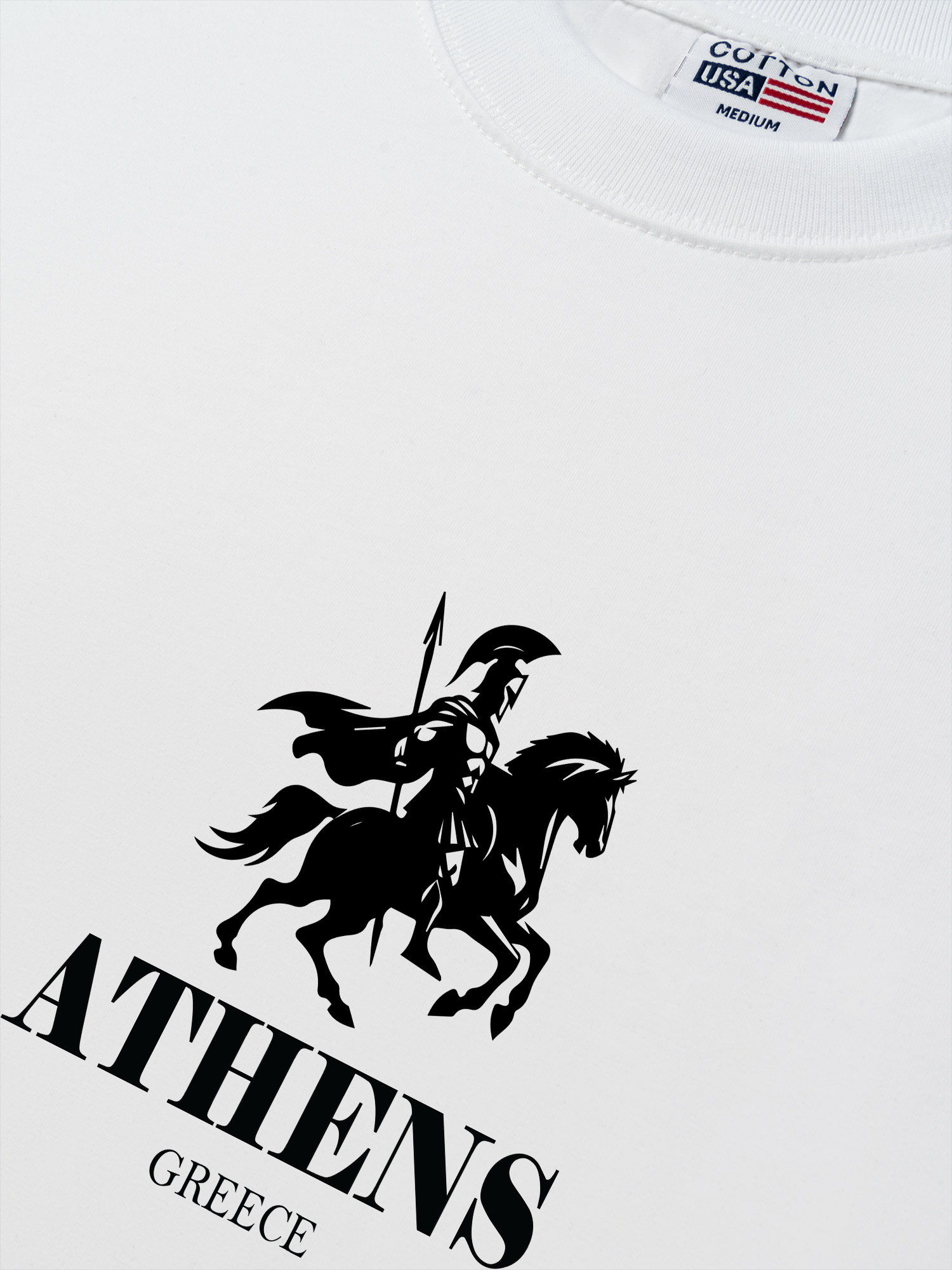 Áo Thun Relaxed Fit City Athens Greece