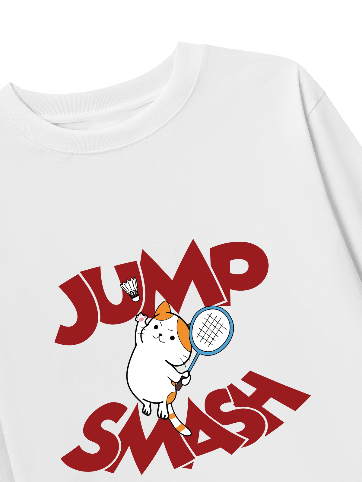 Áo Thun Dài Tay Badminton Cat Jump Smash