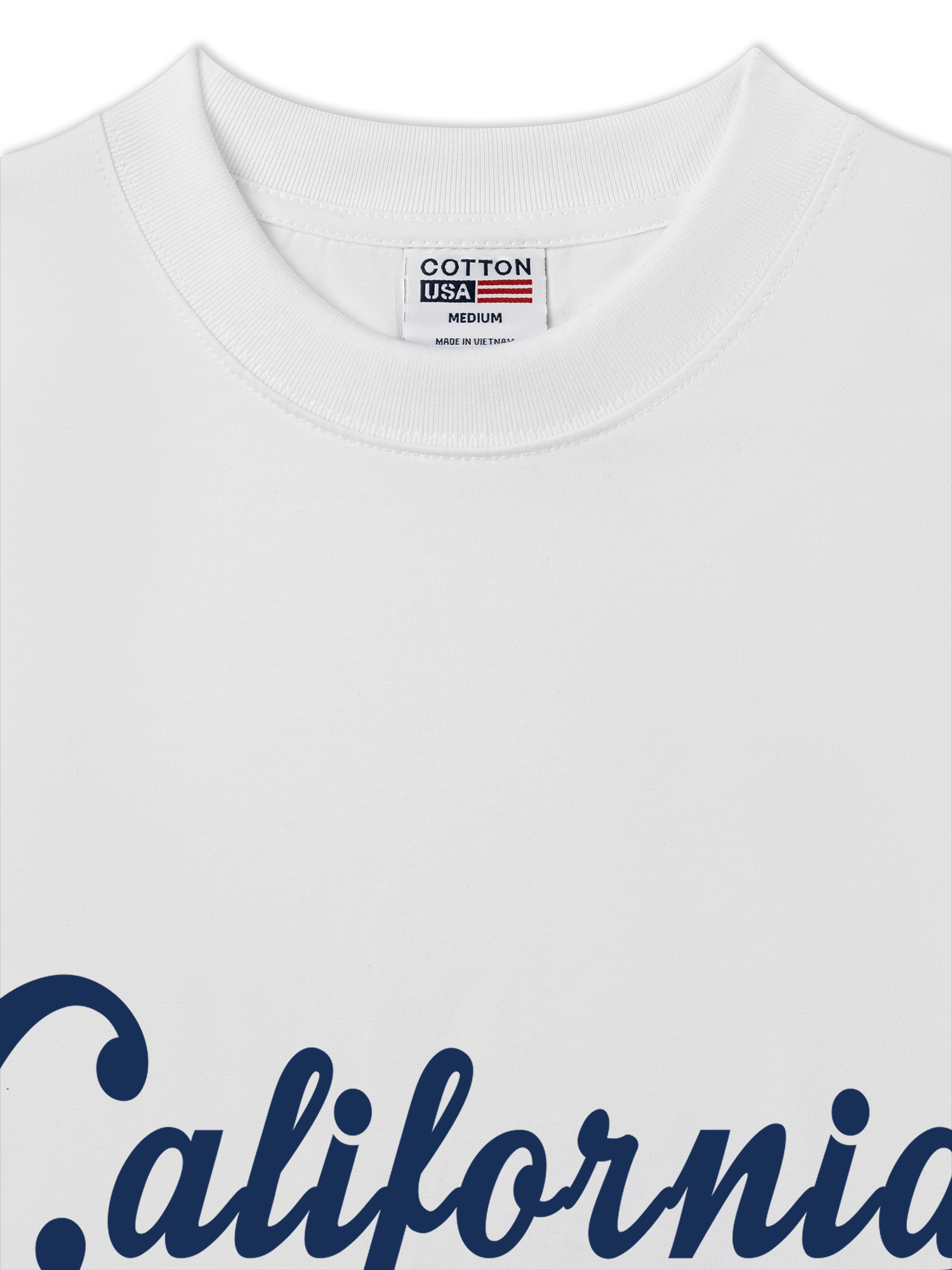 Áo Thun Relaxed Fit Baseball California Blue Teddy