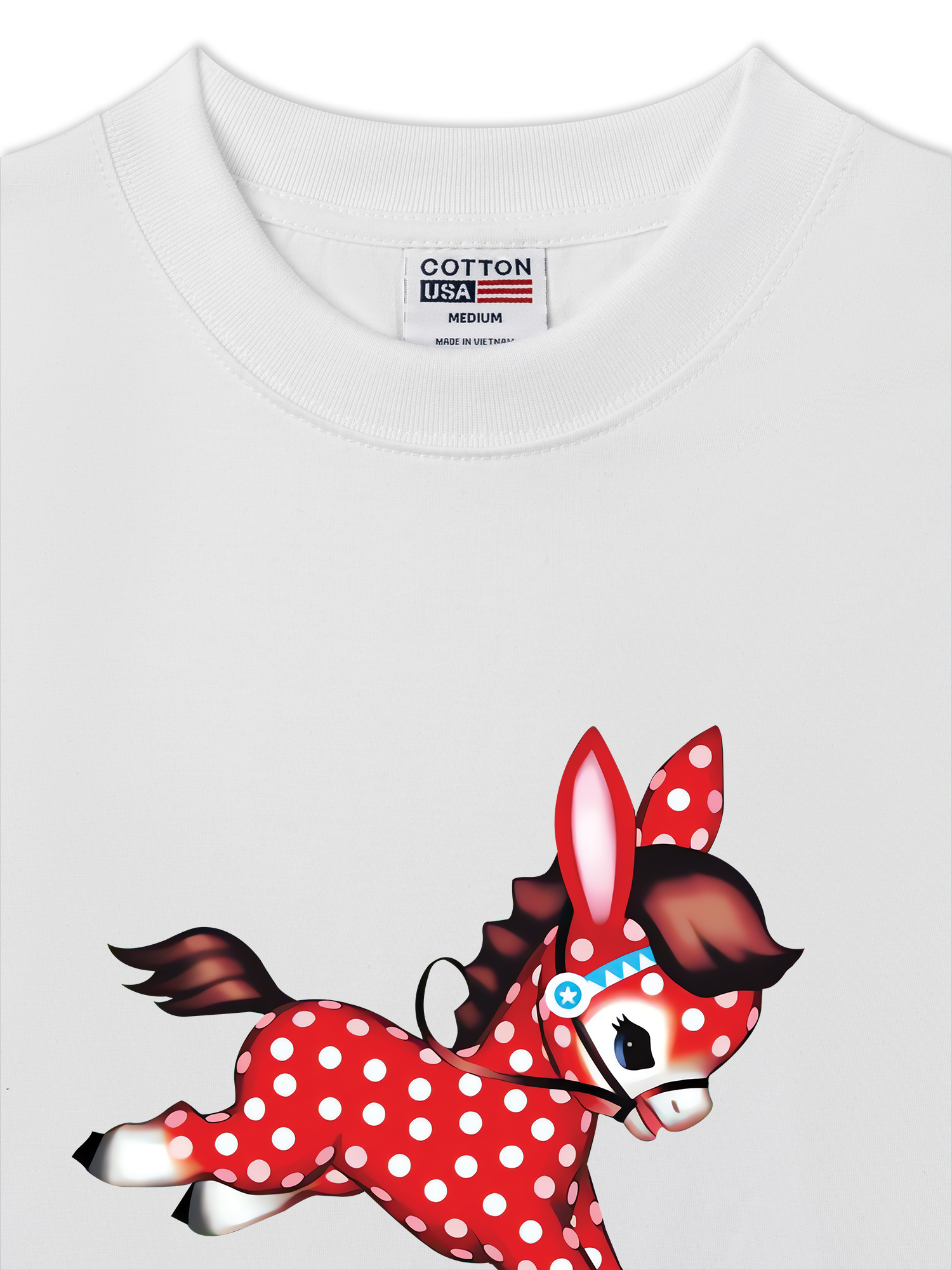 Áo Thun Relaxed Fit Dots Horse