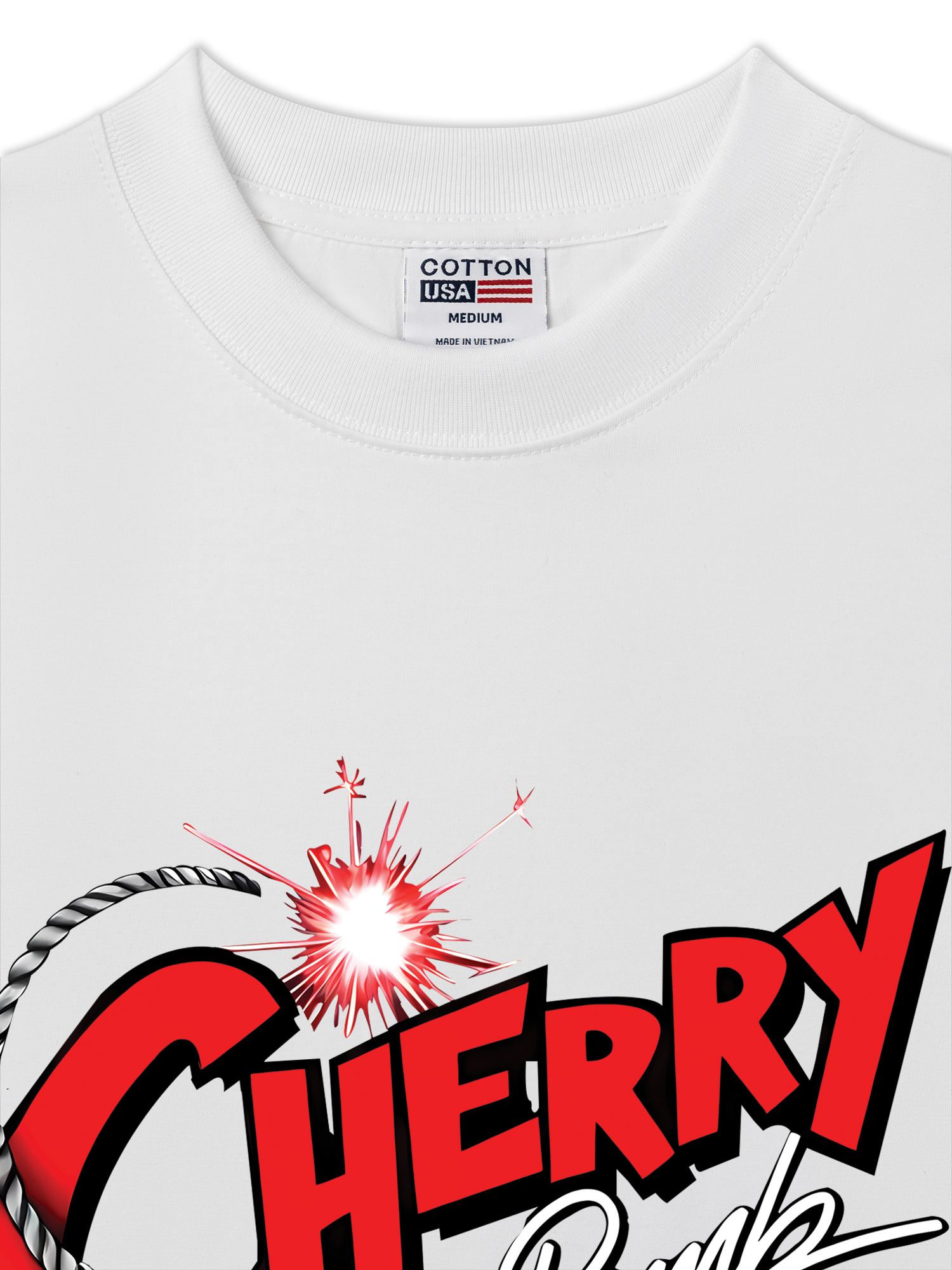 Áo Thun Relaxed Fit Cherry Bombb