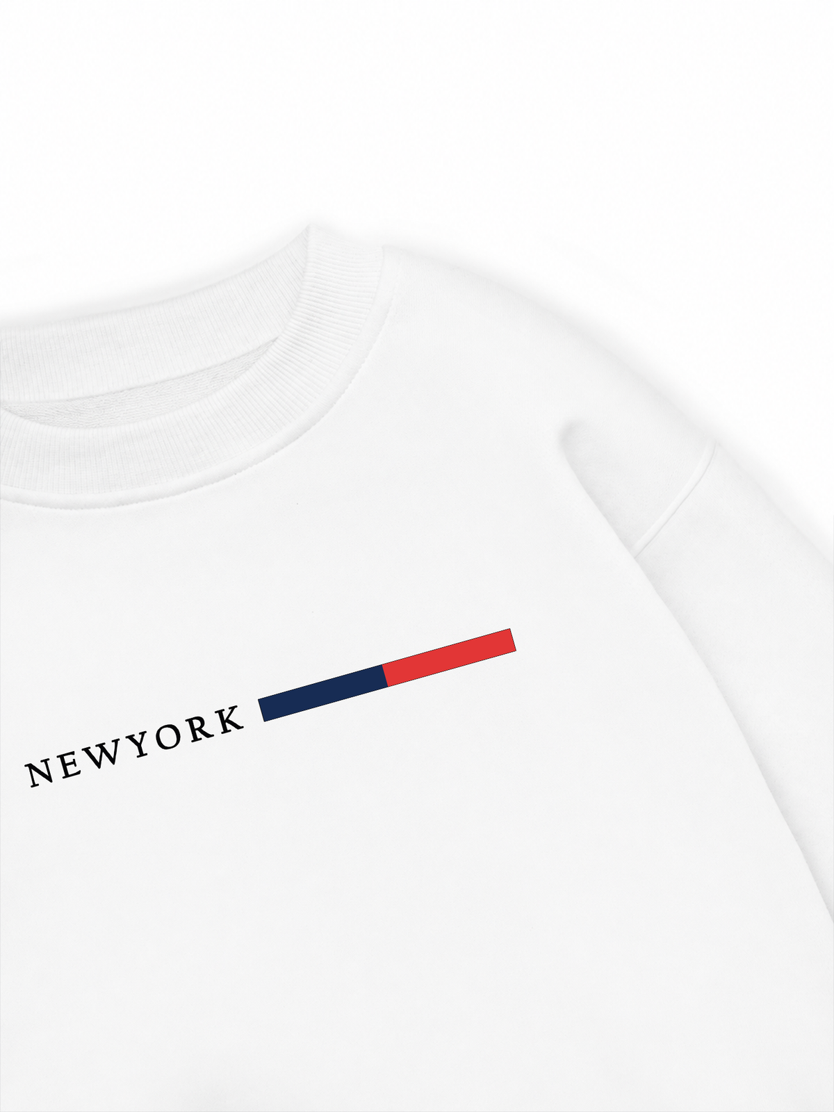 Áo Sweater Nỉ Hai Da City Paris Basic Logo