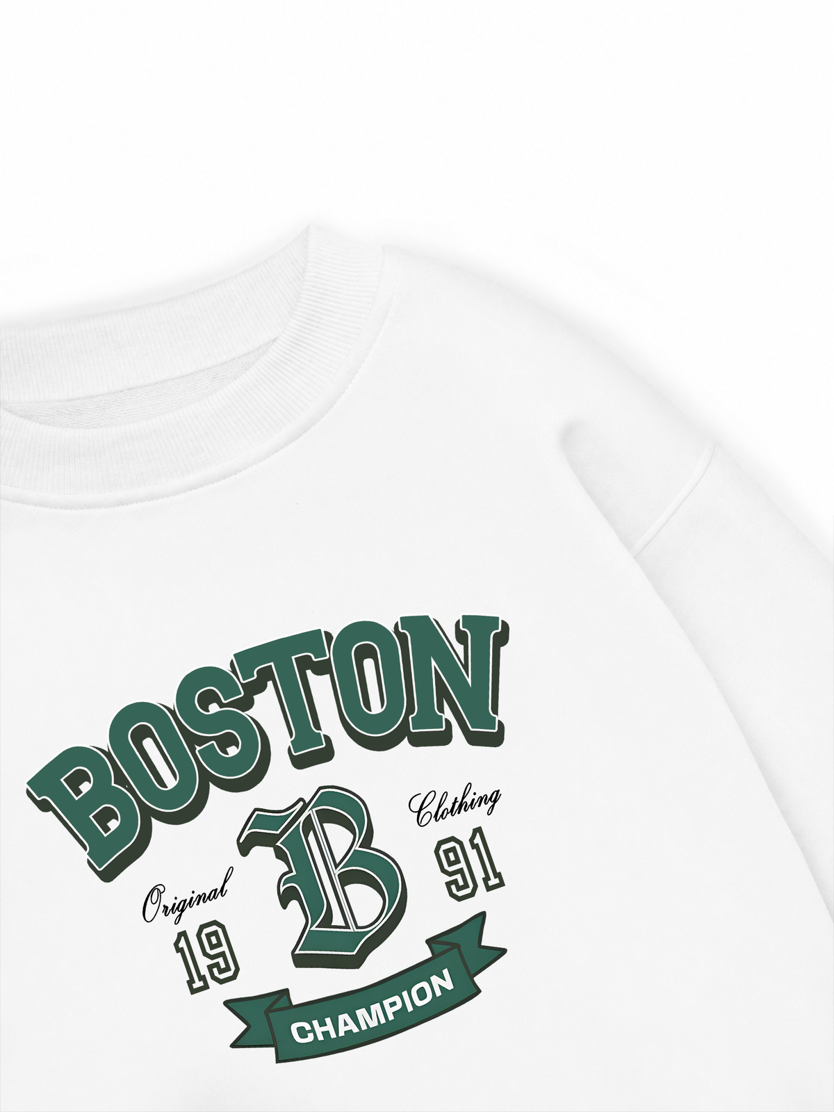 Áo Sweater Nỉ Hai Da City Bonton