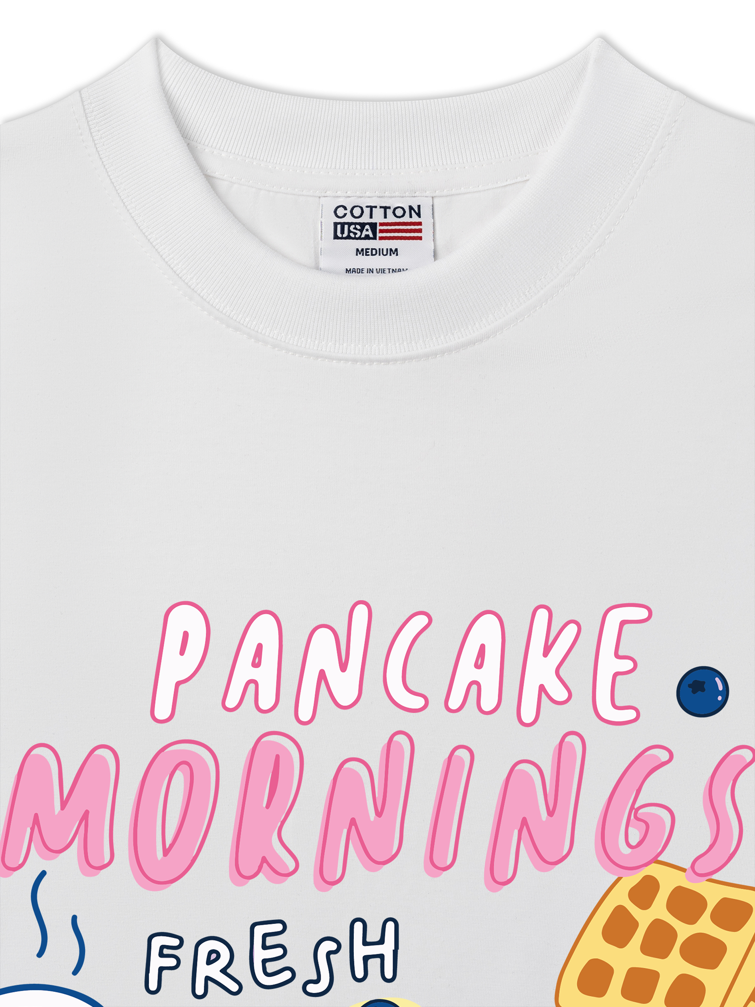 Áo Thun Relaxed Fit Pancake Morning Fresh