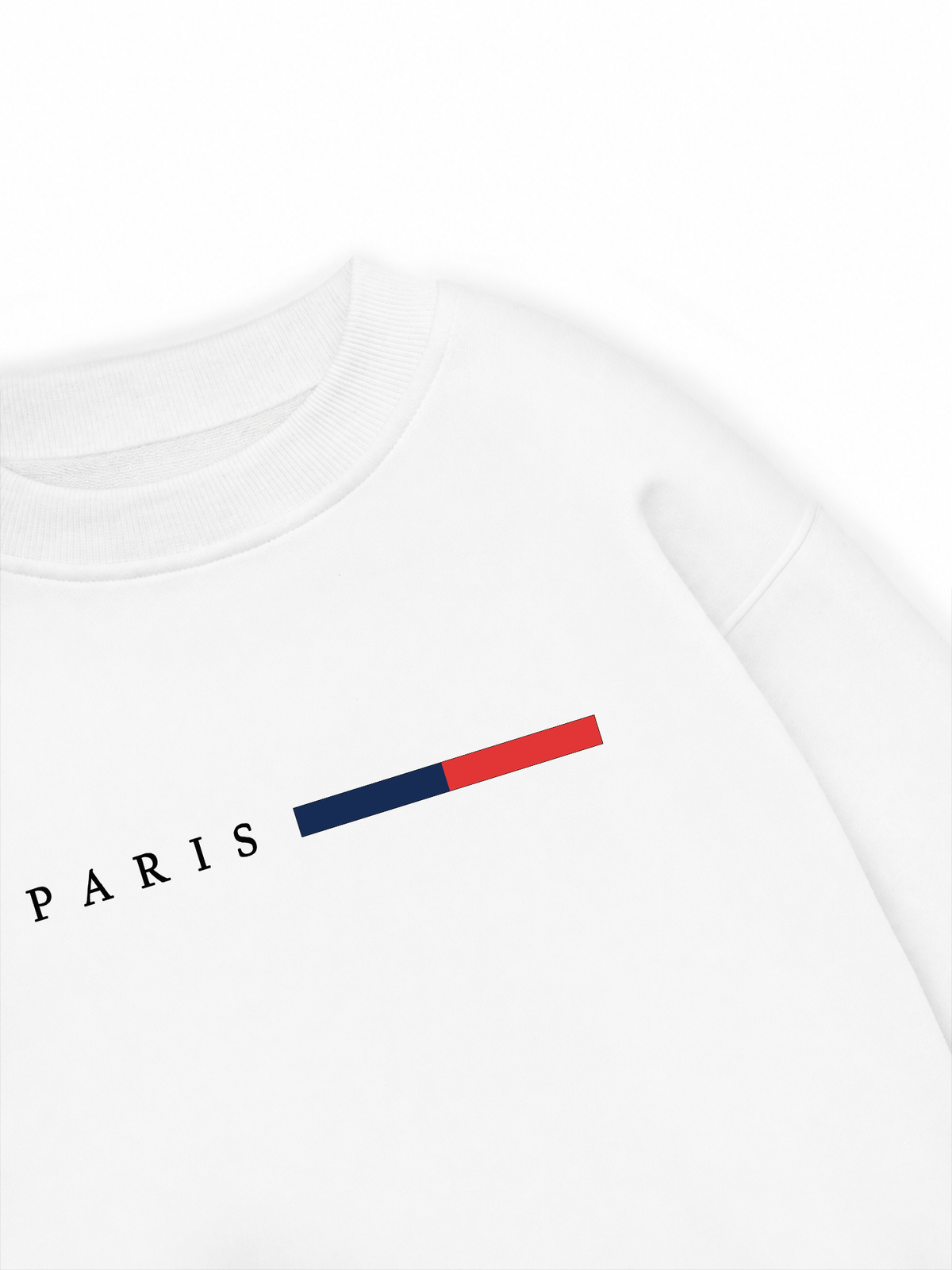 Áo Sweater Nỉ Hai Da City Paris Basic Logo