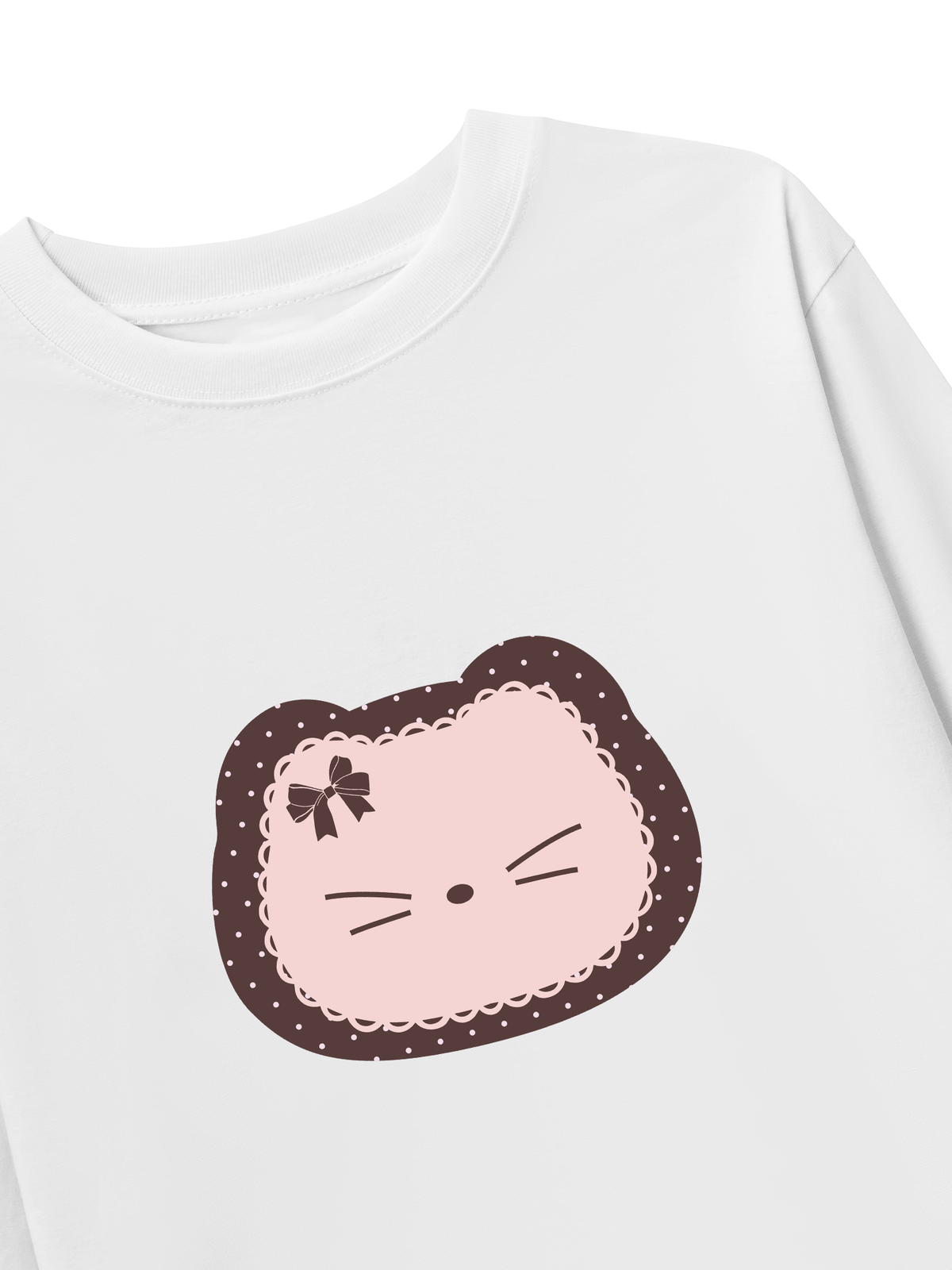 Áo Thun Dài Tay Dotty Mood Cute Cat