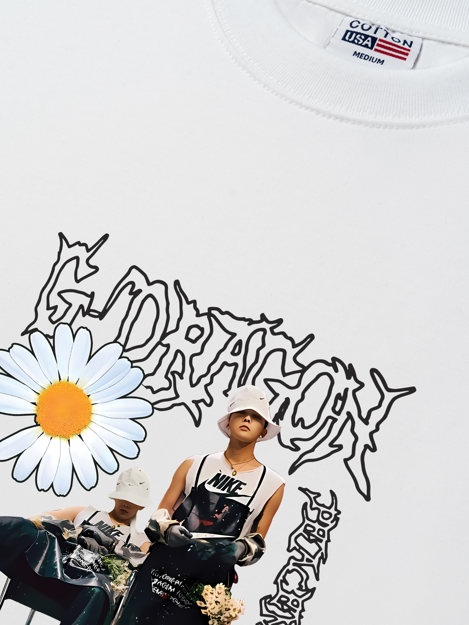 Áo Thun Relaxed Fit Idol GDragon Art