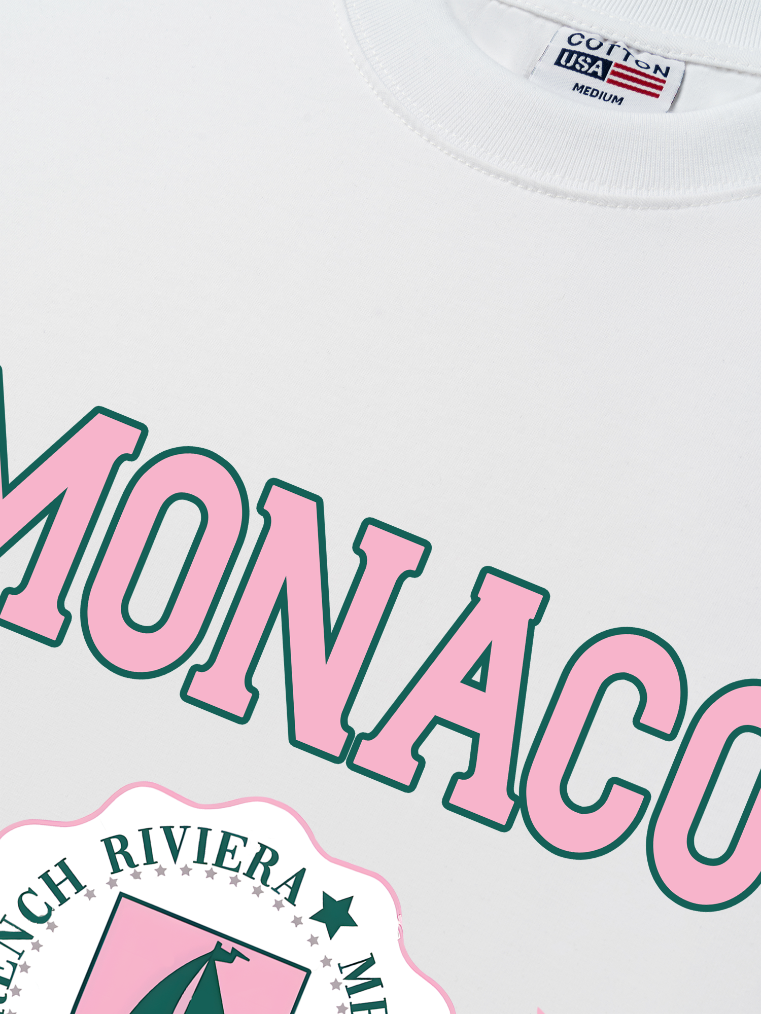 Áo Thun Relaxed Fit City Pink Monaco