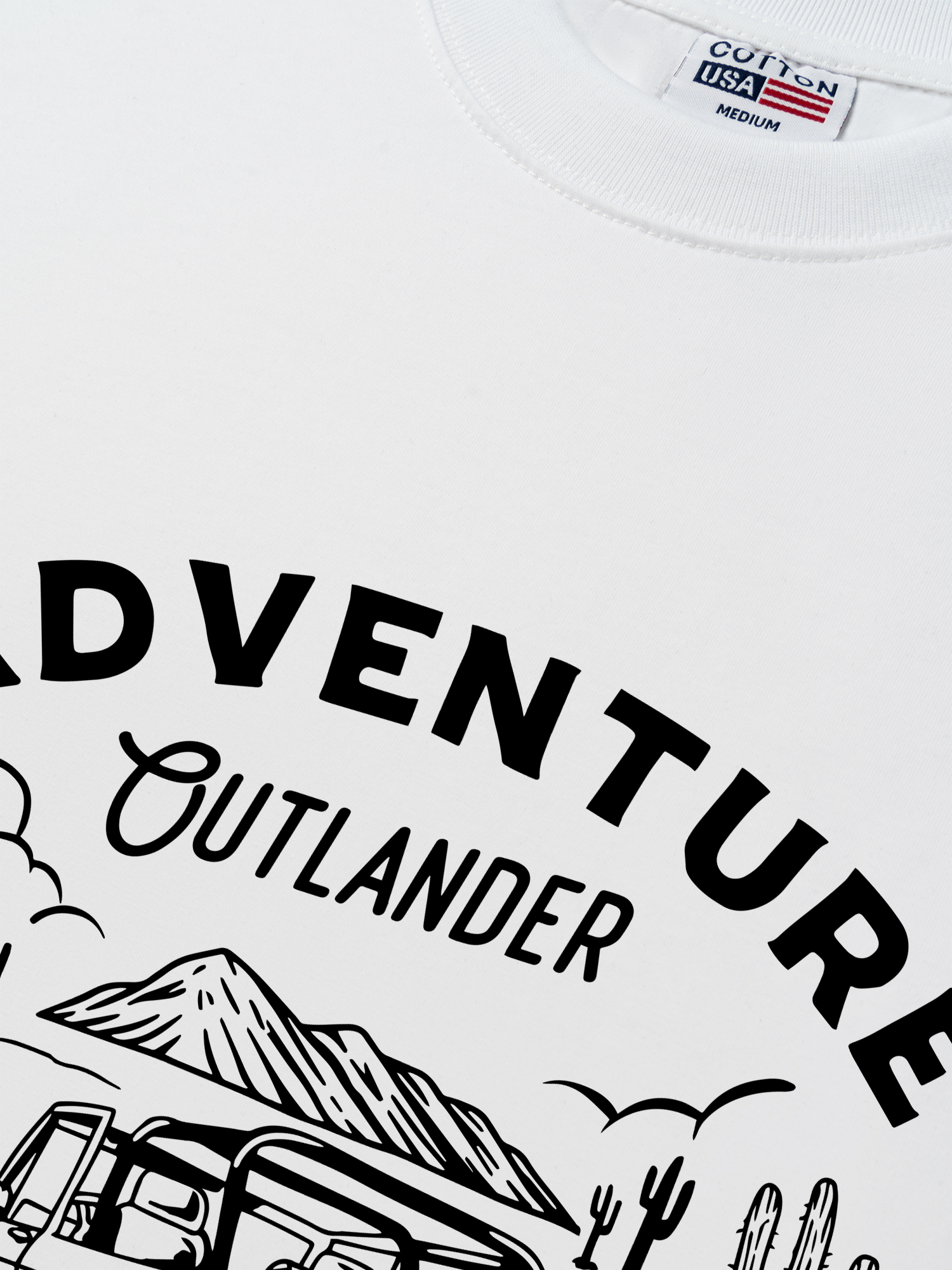 Áo Thun Relaxed Fit Adventure Cutlander Wild Explored