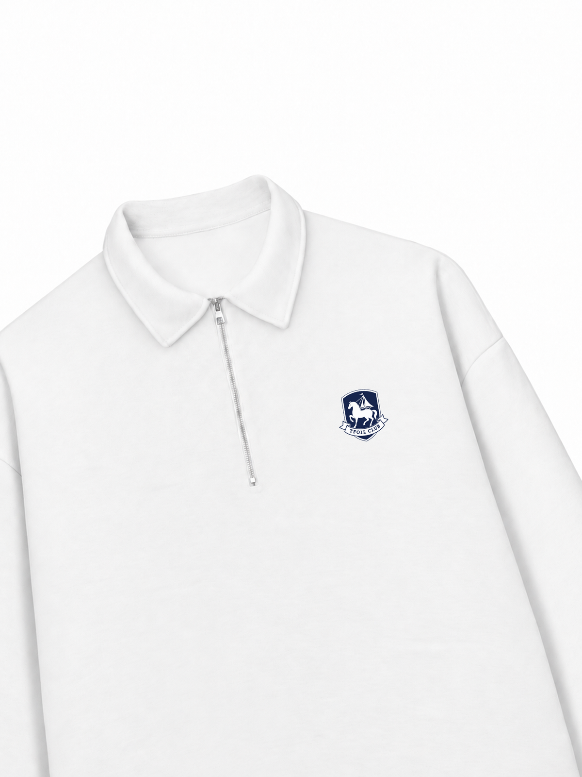 Áo Sweater Polo Nỉ Hai Da Horse Logo