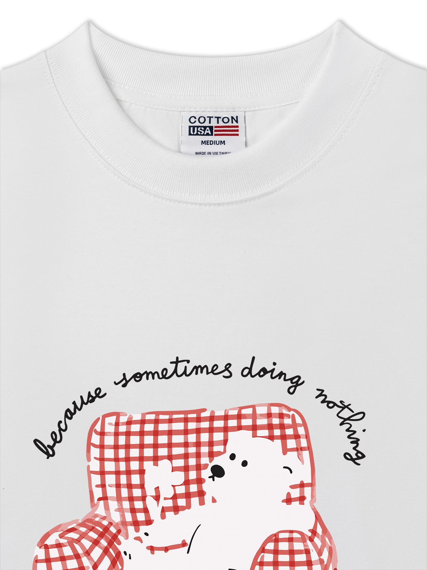 Áo Thun Relaxed Fit Chill Bear At Home