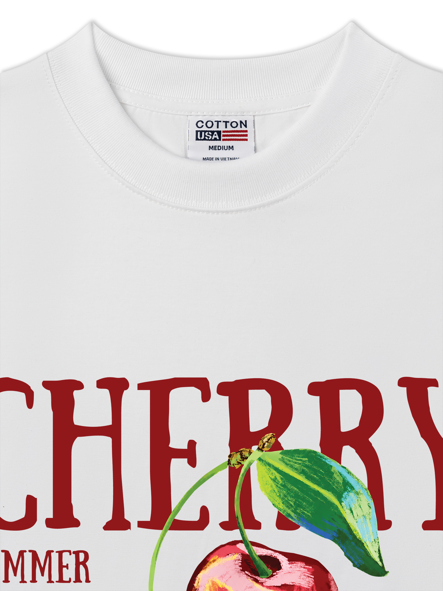 Áo Thun Relaxed Fit Tropical Cherry Summer