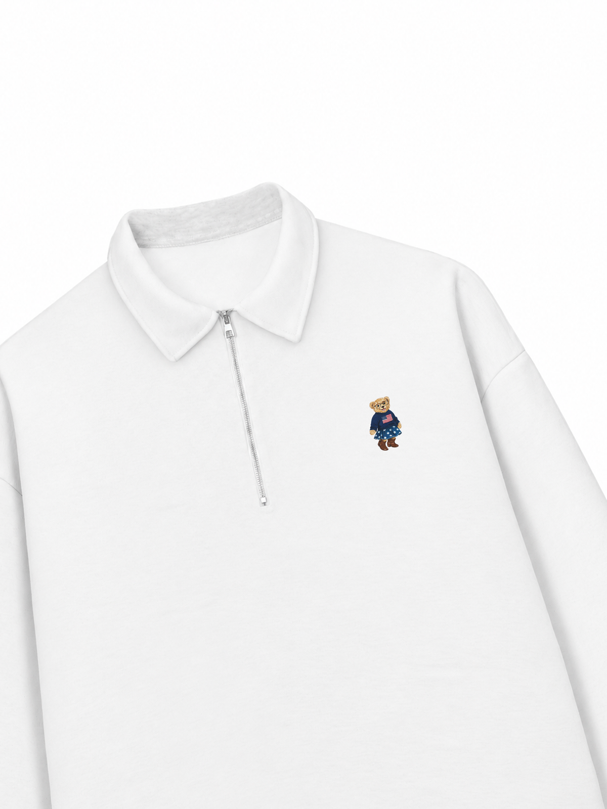 Áo Sweater Polo Nỉ Hai Da American Girl