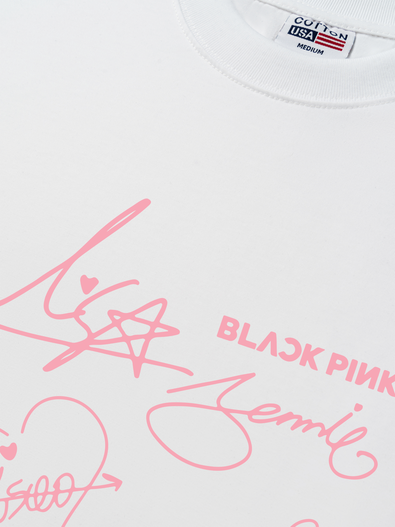 Áo Thun Relaxed Fit Idols BlackPink Sign