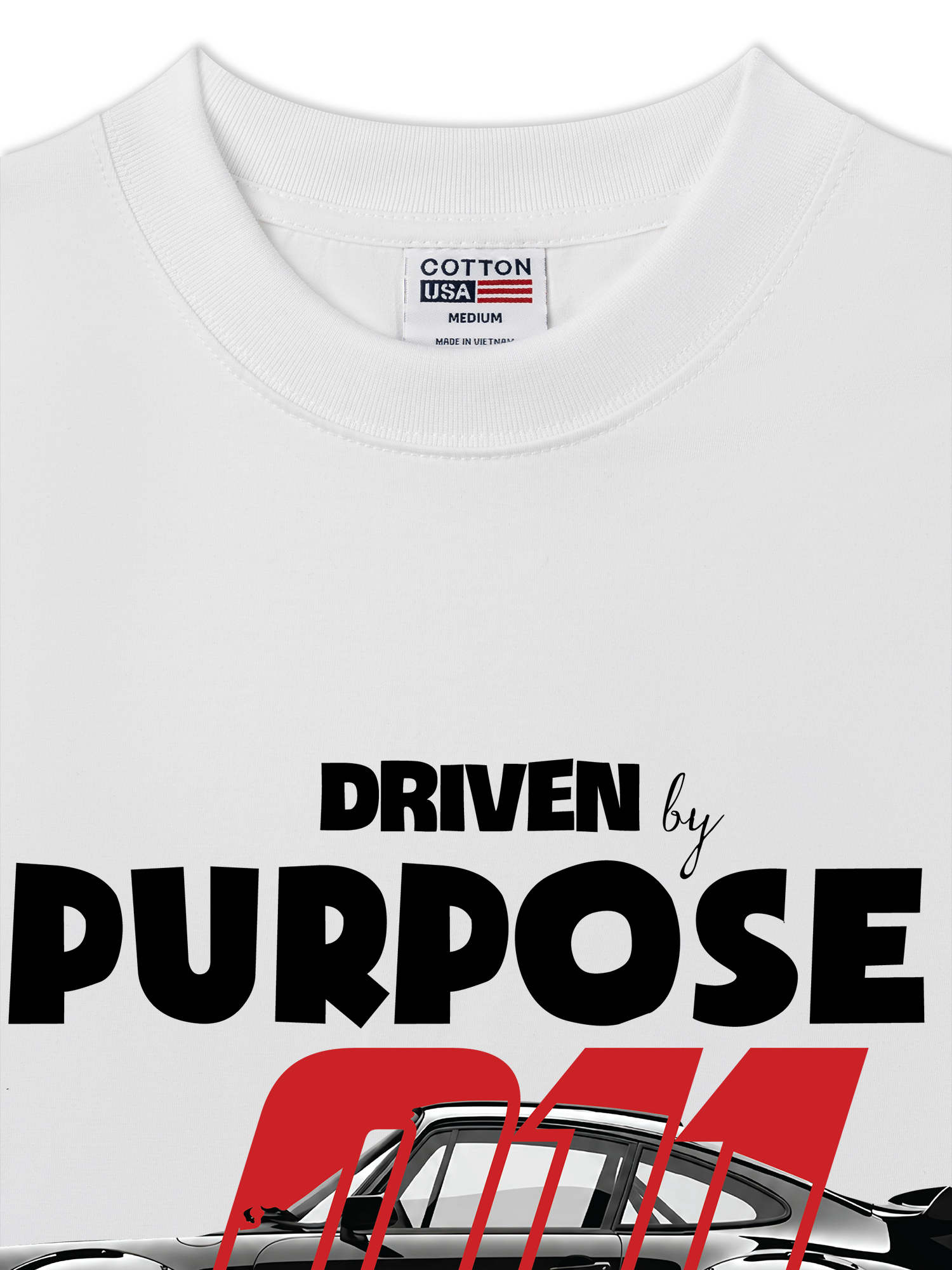 Áo Thun Relaxed Fit Car Driven By Purpose 911