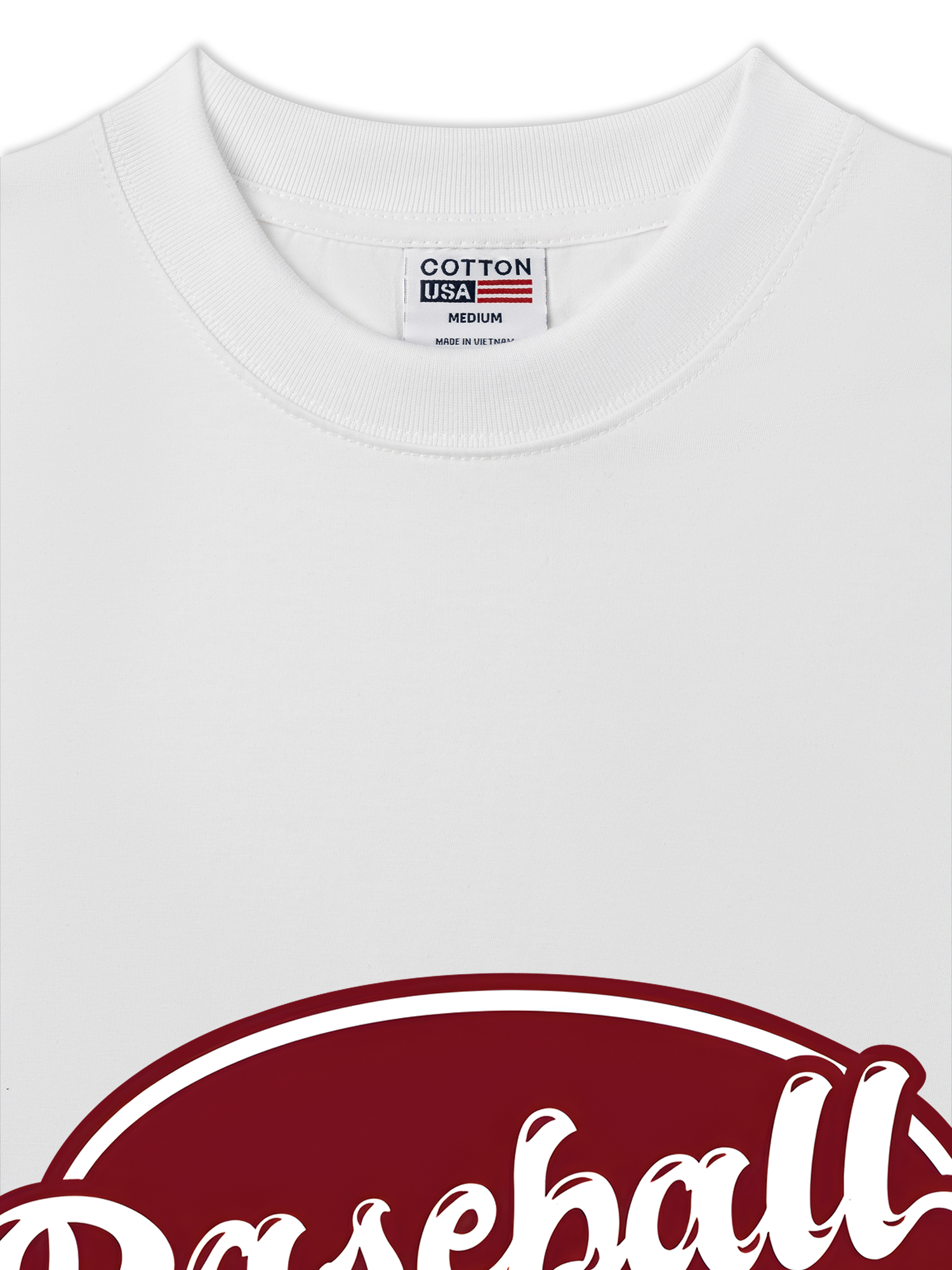 Áo Thun Relaxed Fit Baseball Retro