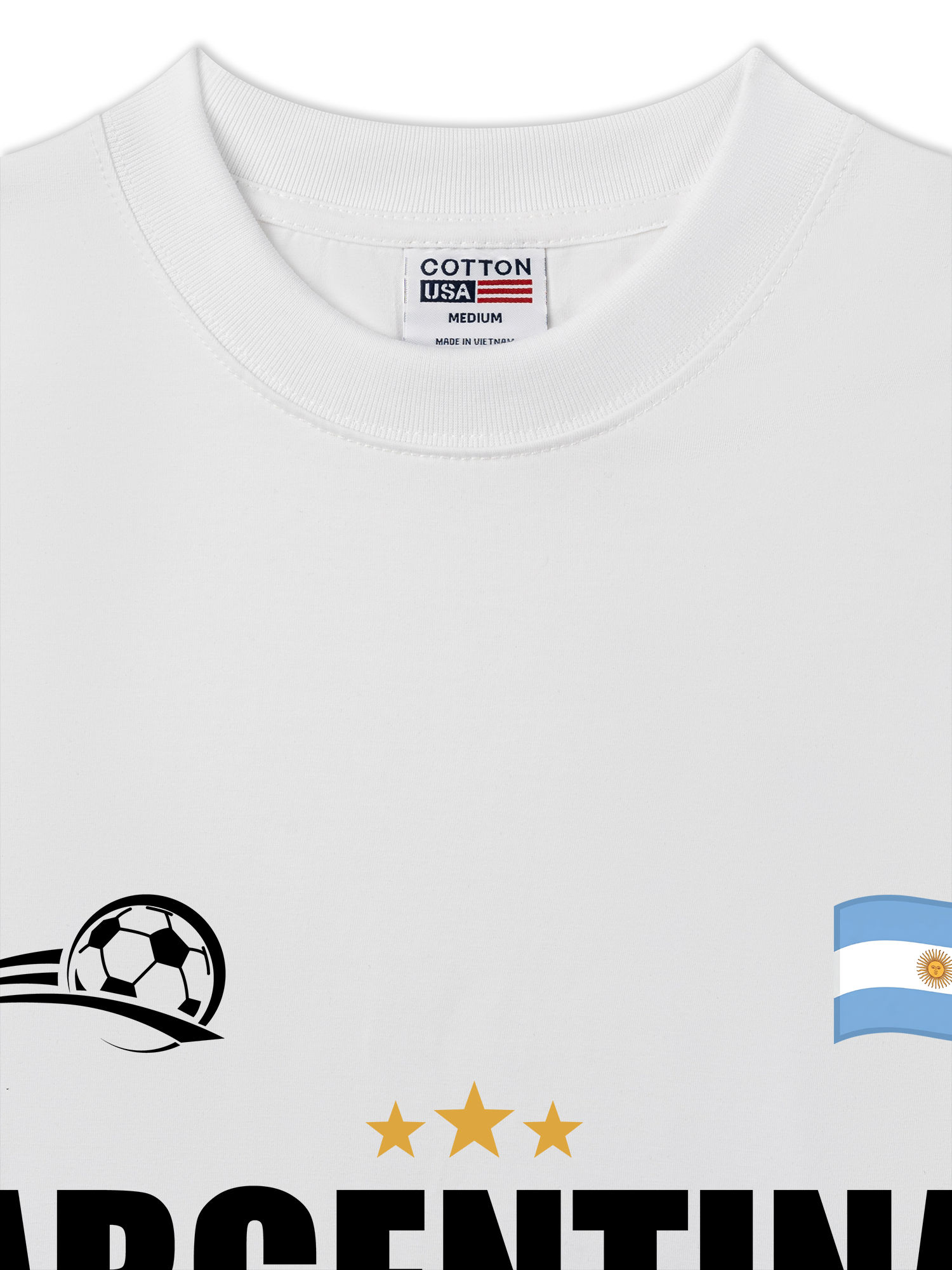 Áo Thun Relaxed Fit Soccer World Cup Argentina