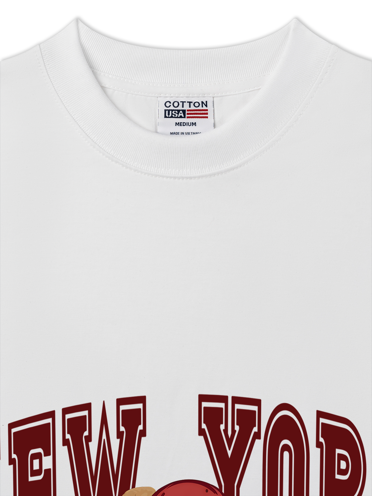 Áo Thun Relaxed Fit City New York Red Bear