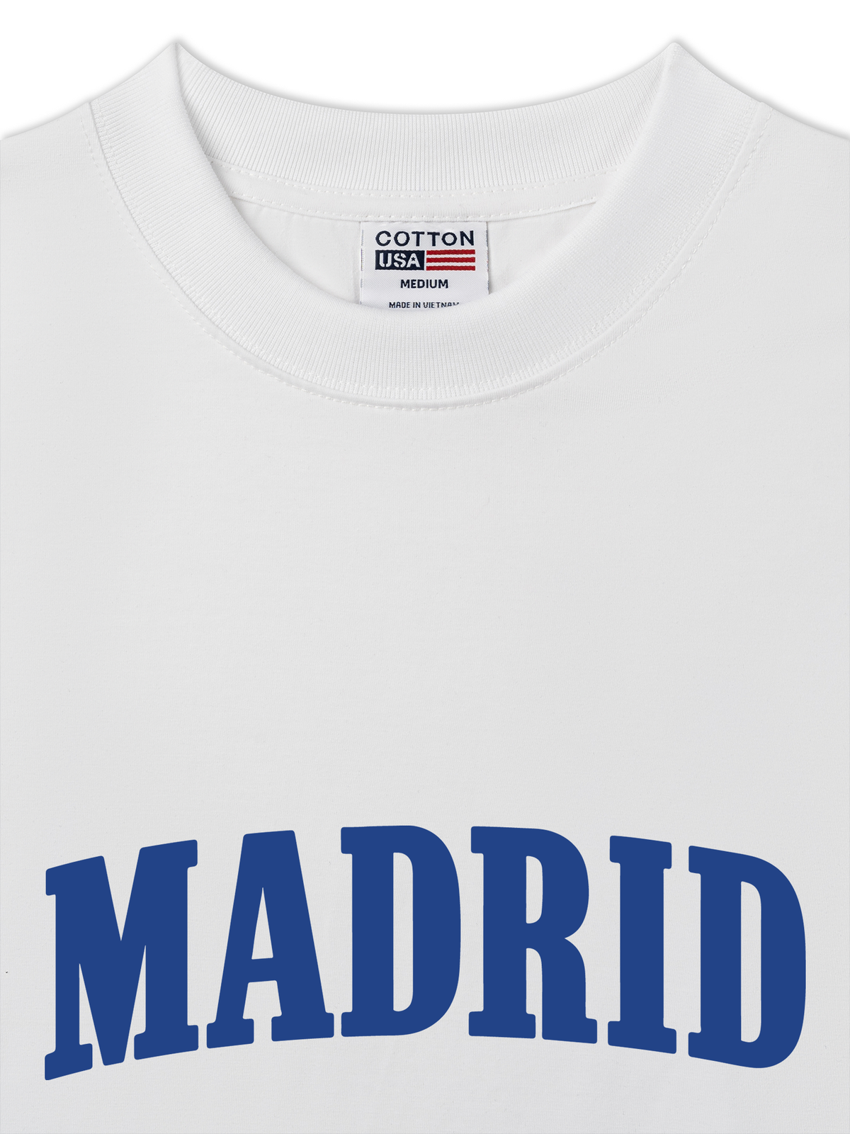 Áo Thun Relaxed Fit Basic Blue Madrid