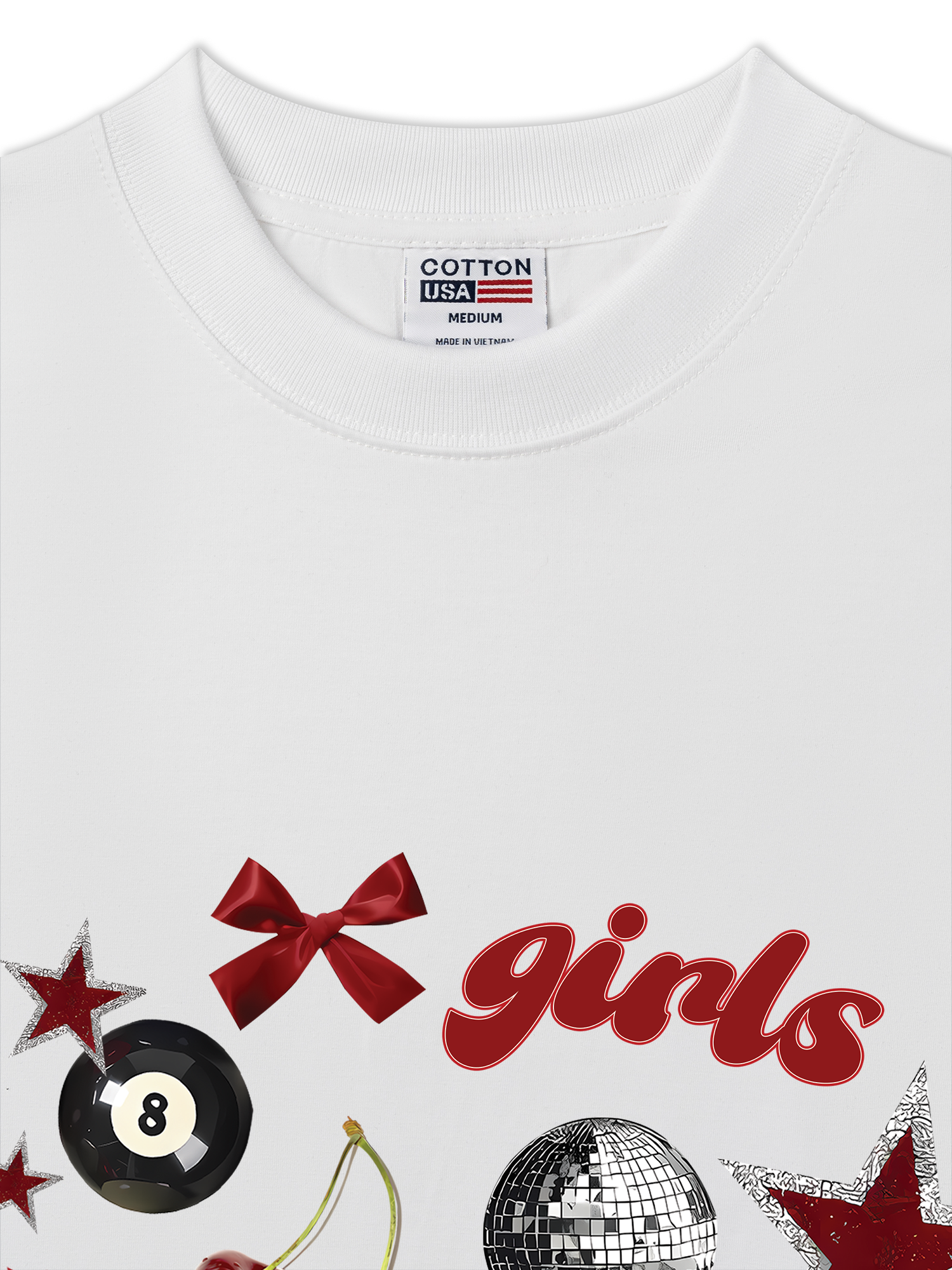 Áo Thun Relaxed Fit Cherry Girls