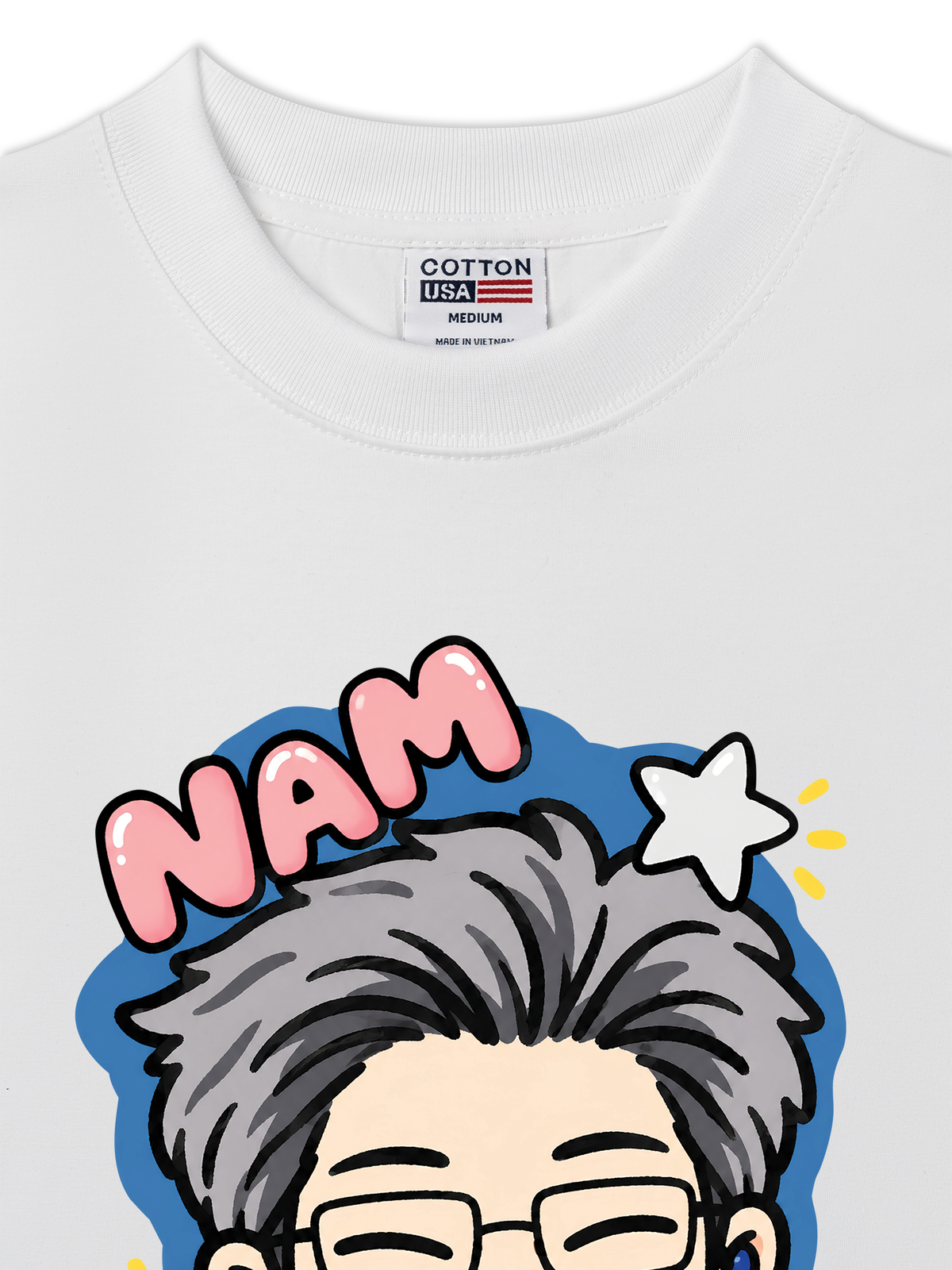 Áo Thun Relaxed Fit RM Chibi