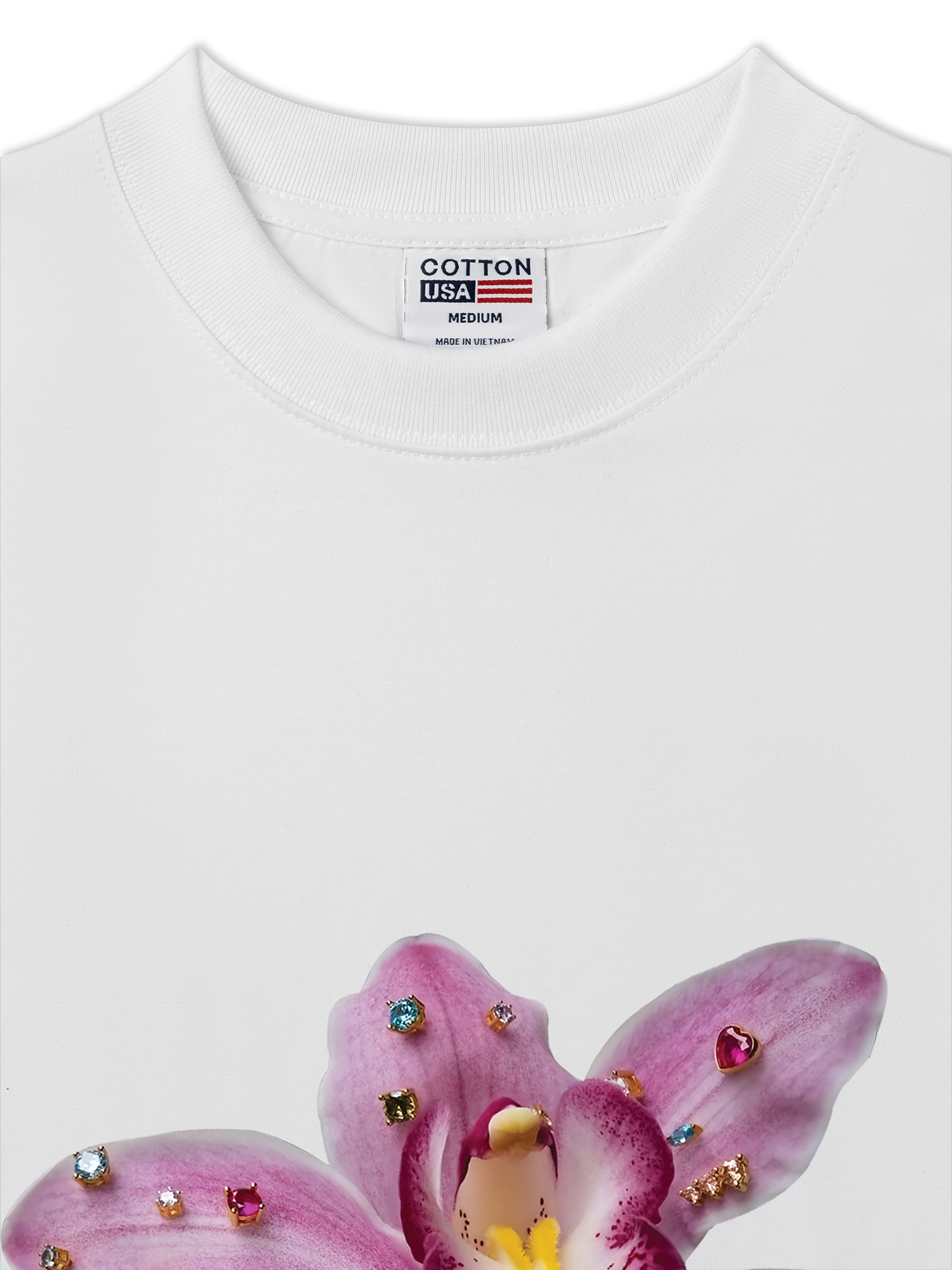 Áo Thun Relaxed Fit Bling Orchid Girl