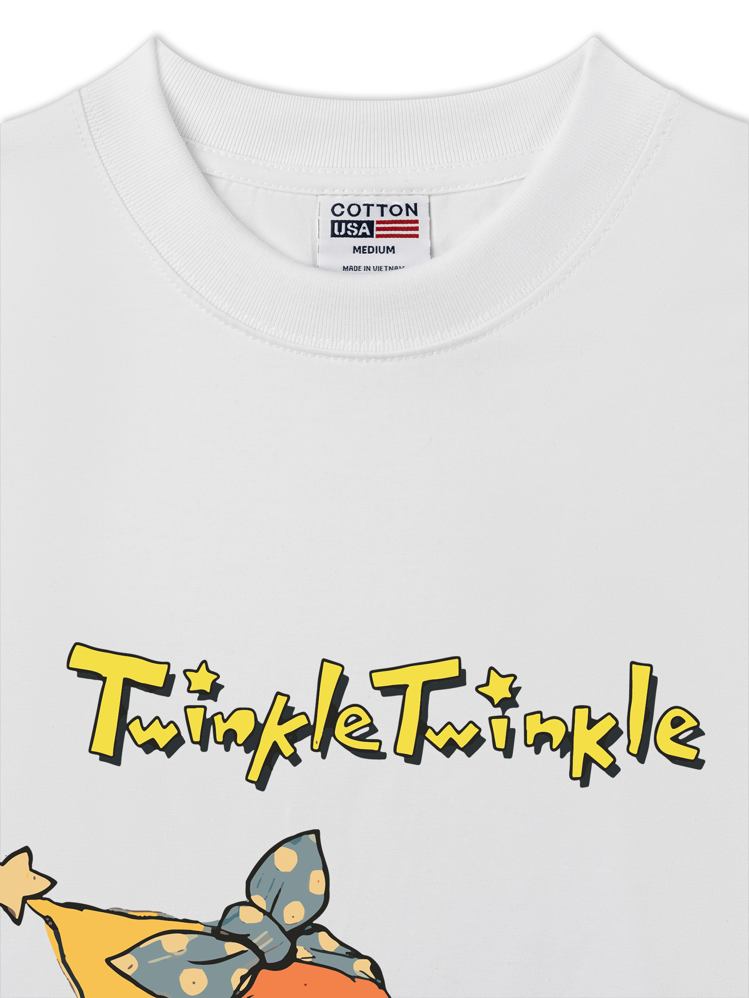 Áo Thun Relaxed Fit Soft Paw Twinkle Twinkle