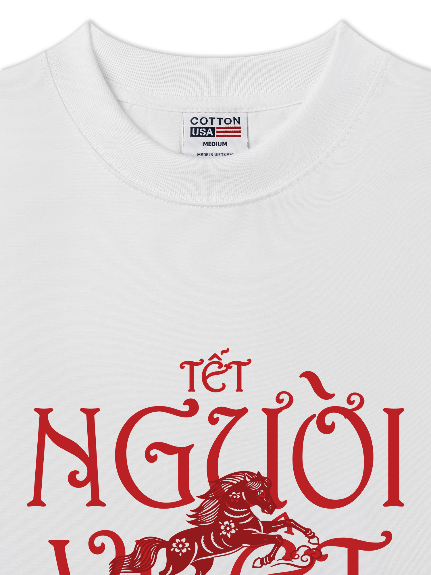 Áo Thun Relaxed Fit Tết Người Việt - Mã Đáo Thành Công