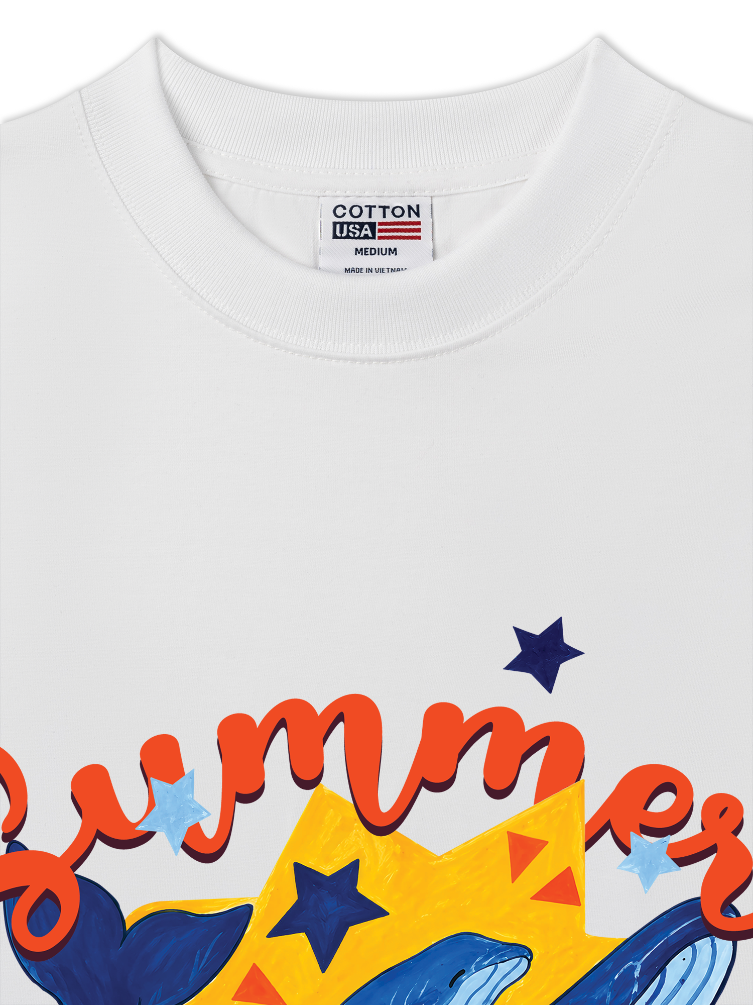 Áo Thun Relaxed Fit Tshirt Tropical Summer Vibes