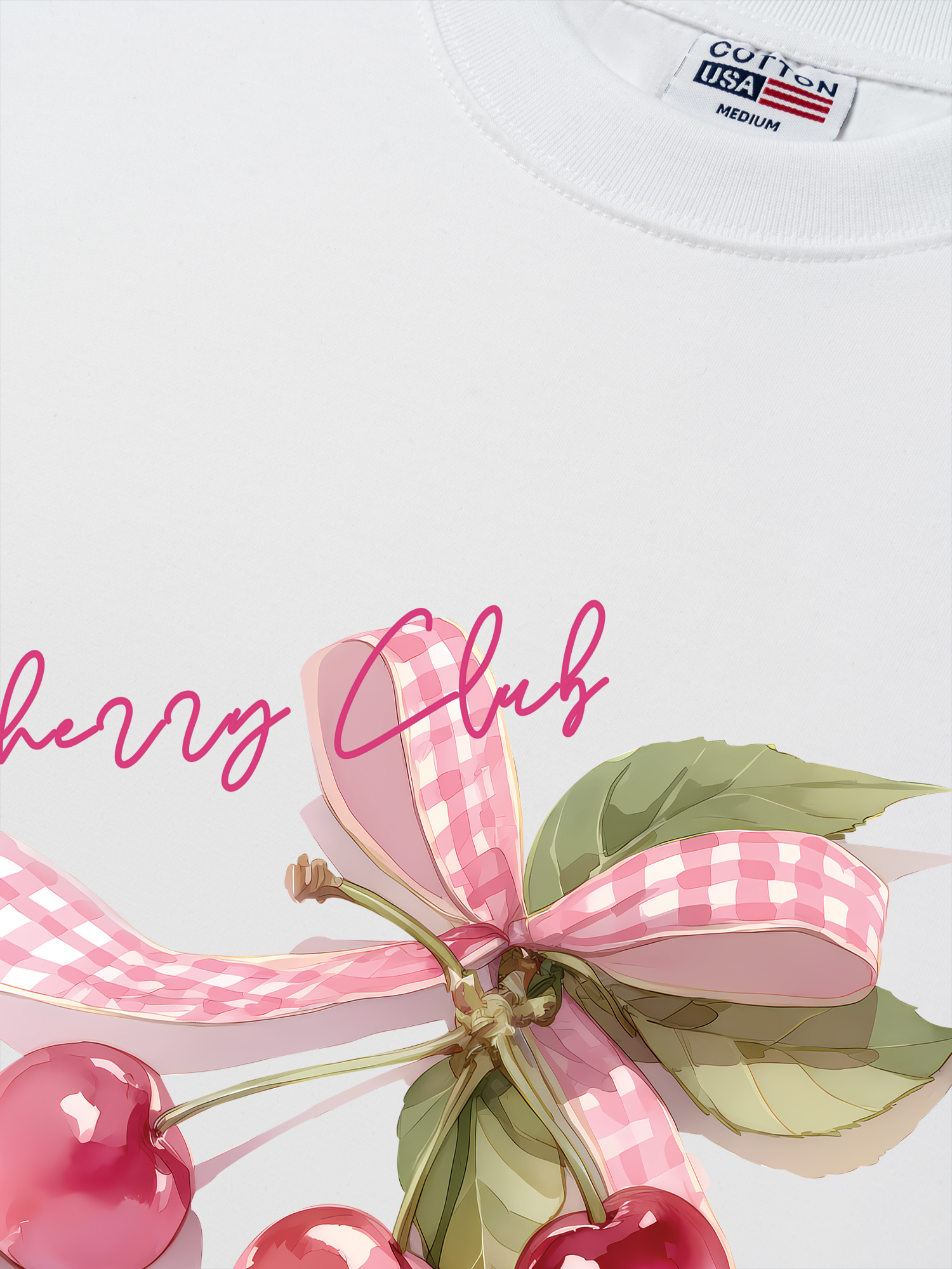 Áo Thun Relaxed Fit Cherru Club Pink Plaid