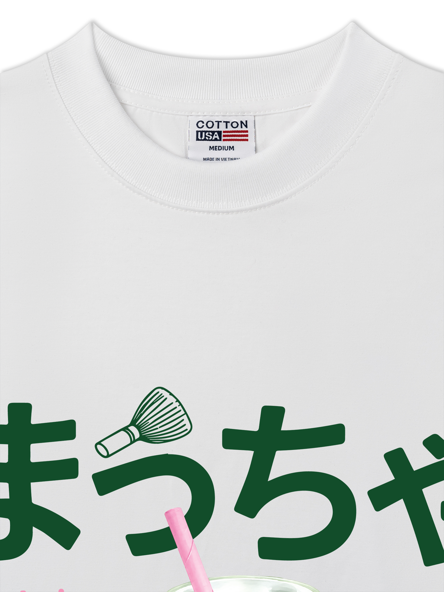 Áo Thun Relaxed Fit Daily Cup Matcha And Flower