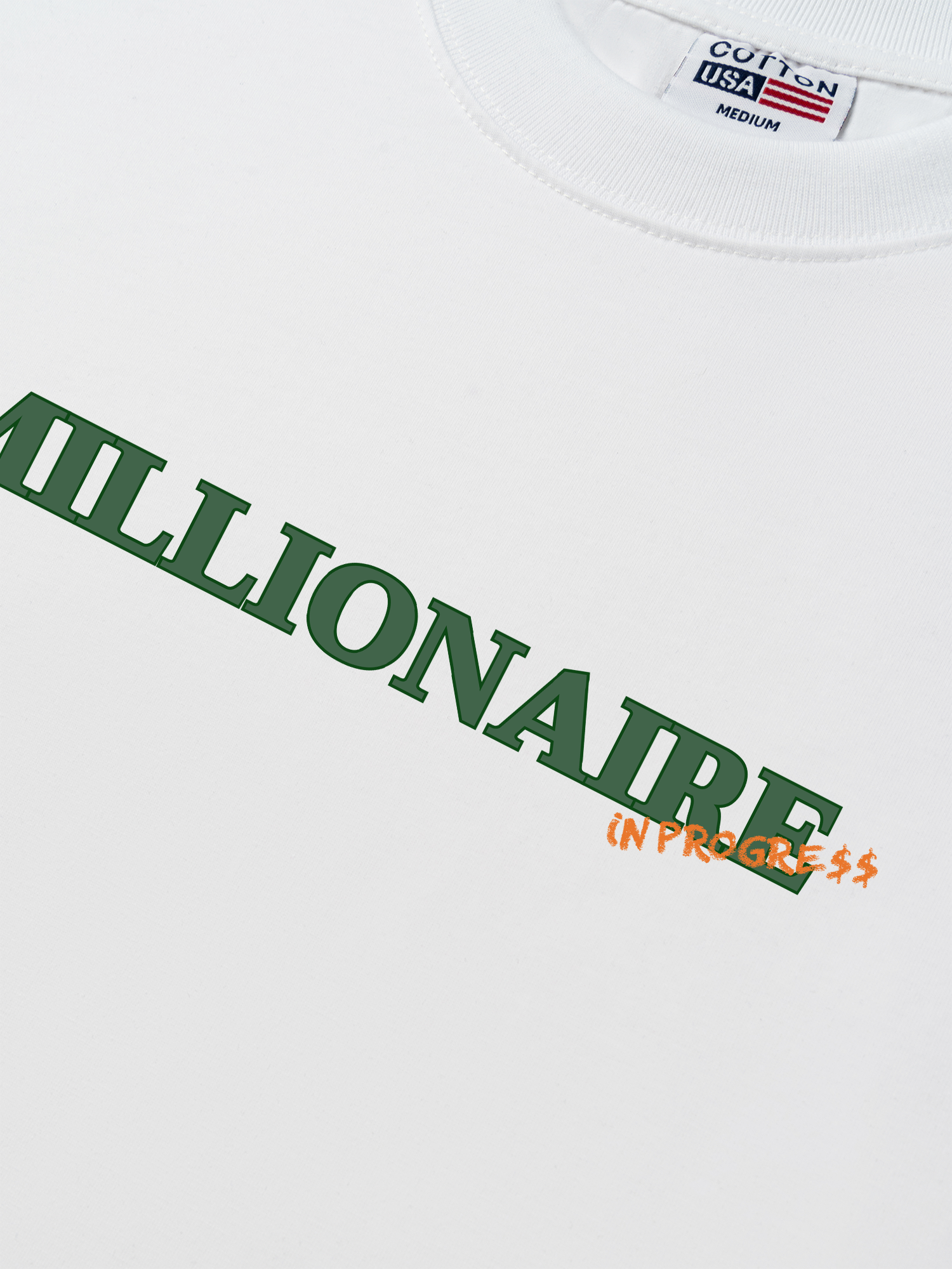 Áo Thun Relaxed Fit Money Millionaire In Progress