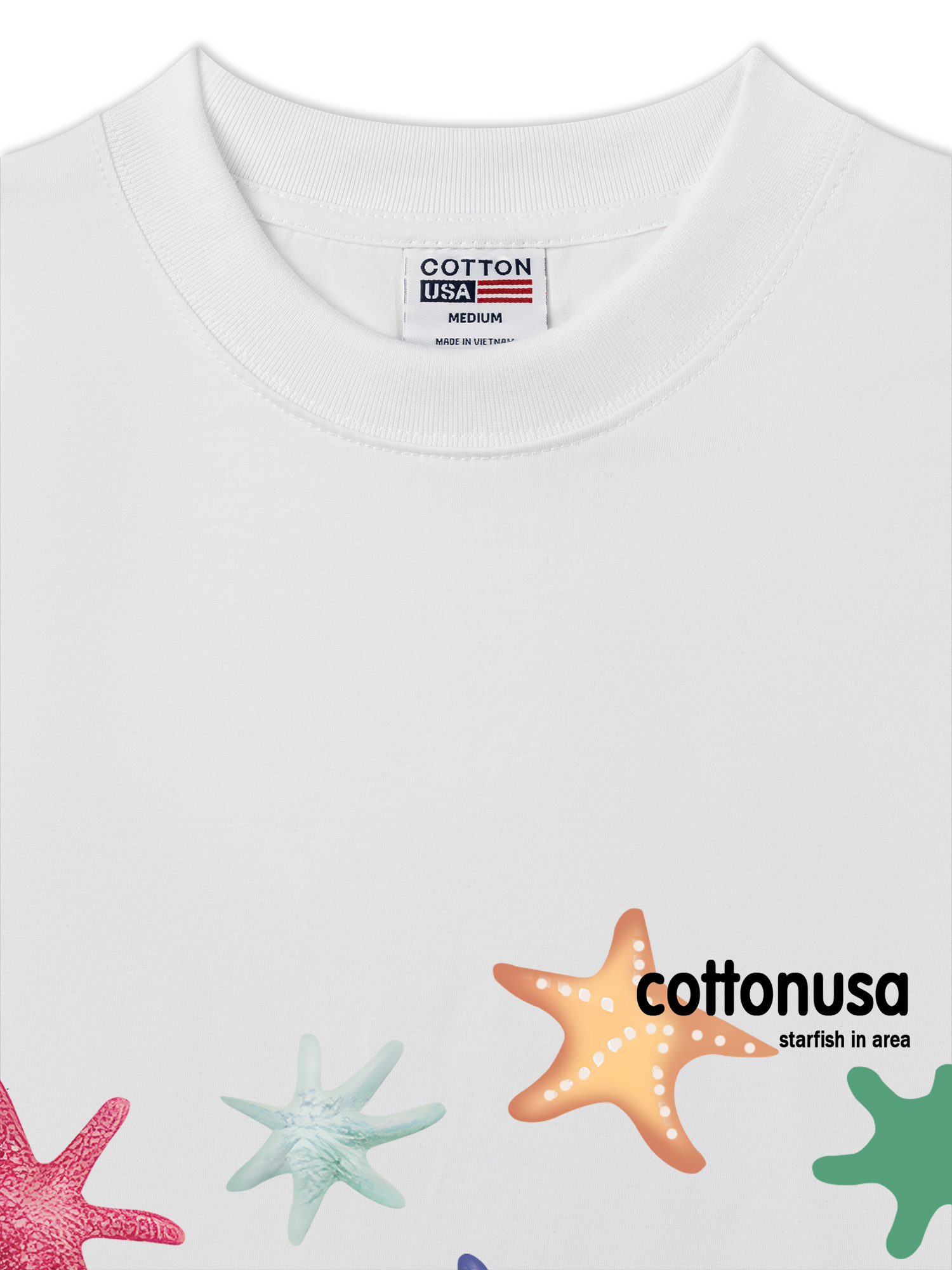 Áo Thun Relaxed Fit Tropical Star Fish