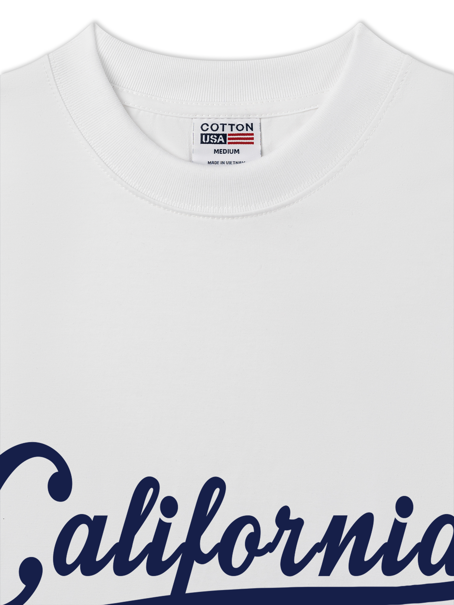 Áo Thun Relaxed Fit USA Califorinia Blue