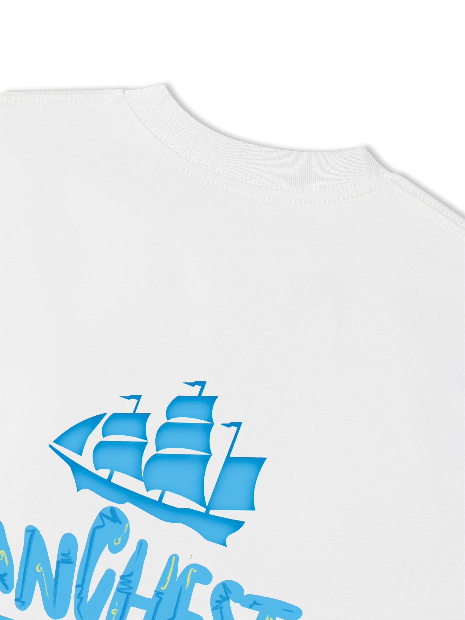 Áo Thun Relaxed Fit Manchester Is Blue Ver 2