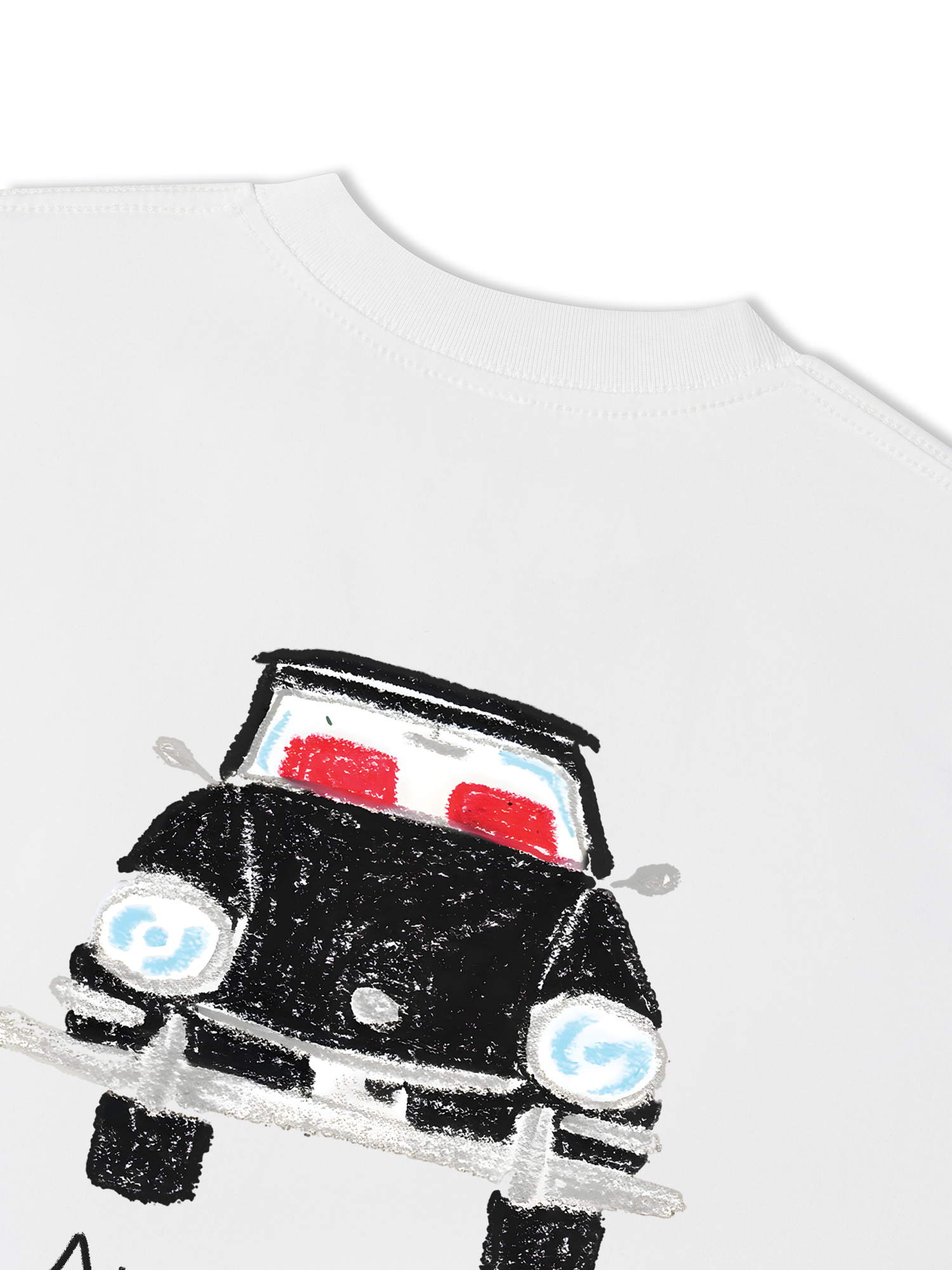 Áo Thun Relaxed Fit Classic Car Dream Crayon