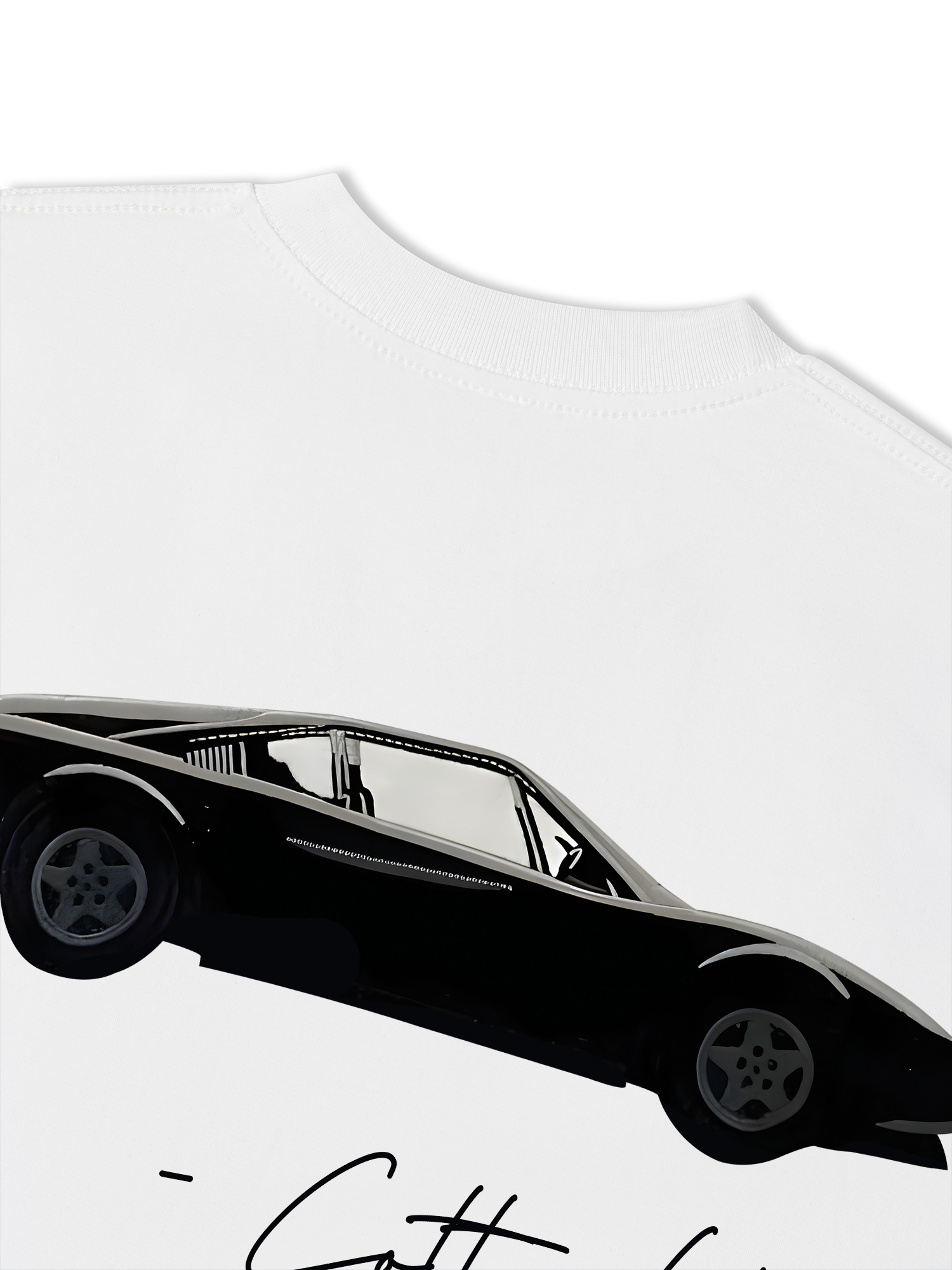 Áo Thun Relaxed Fit Classic Car Black