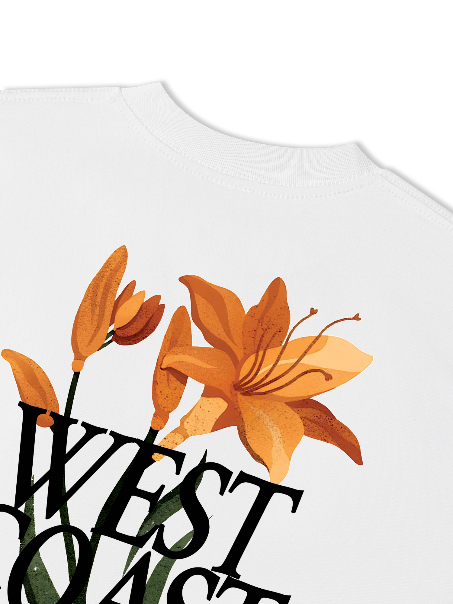 Áo Thun Relaxed Fit Floral West Coast Indigo