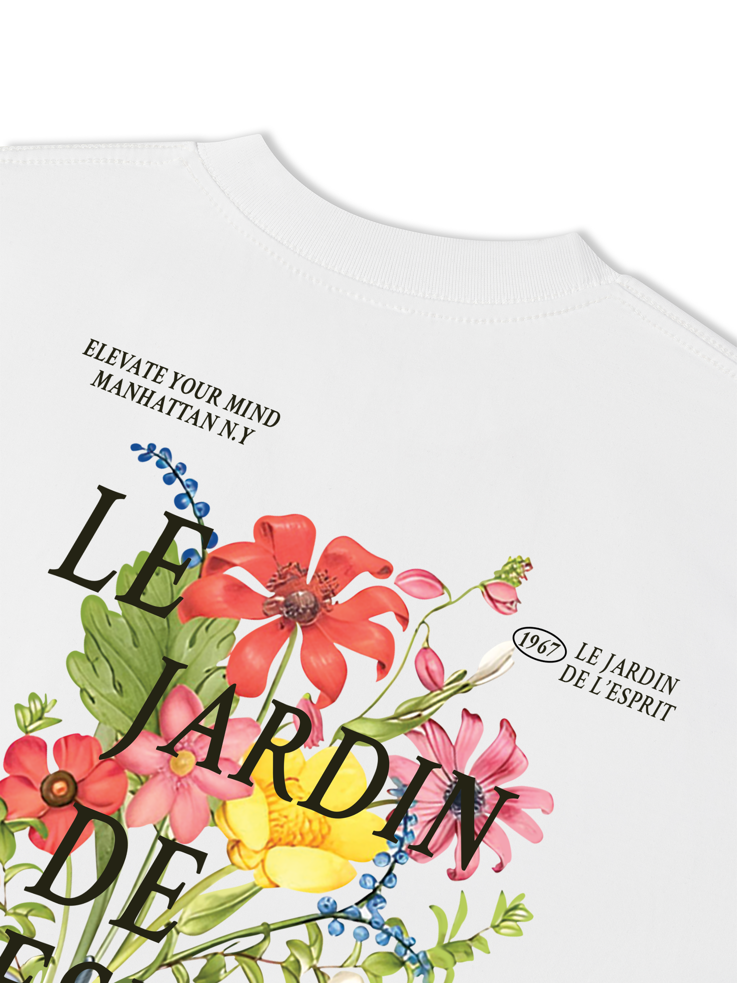 Áo Thun Relaxed Fit Floral Le Jardin De L'esprit