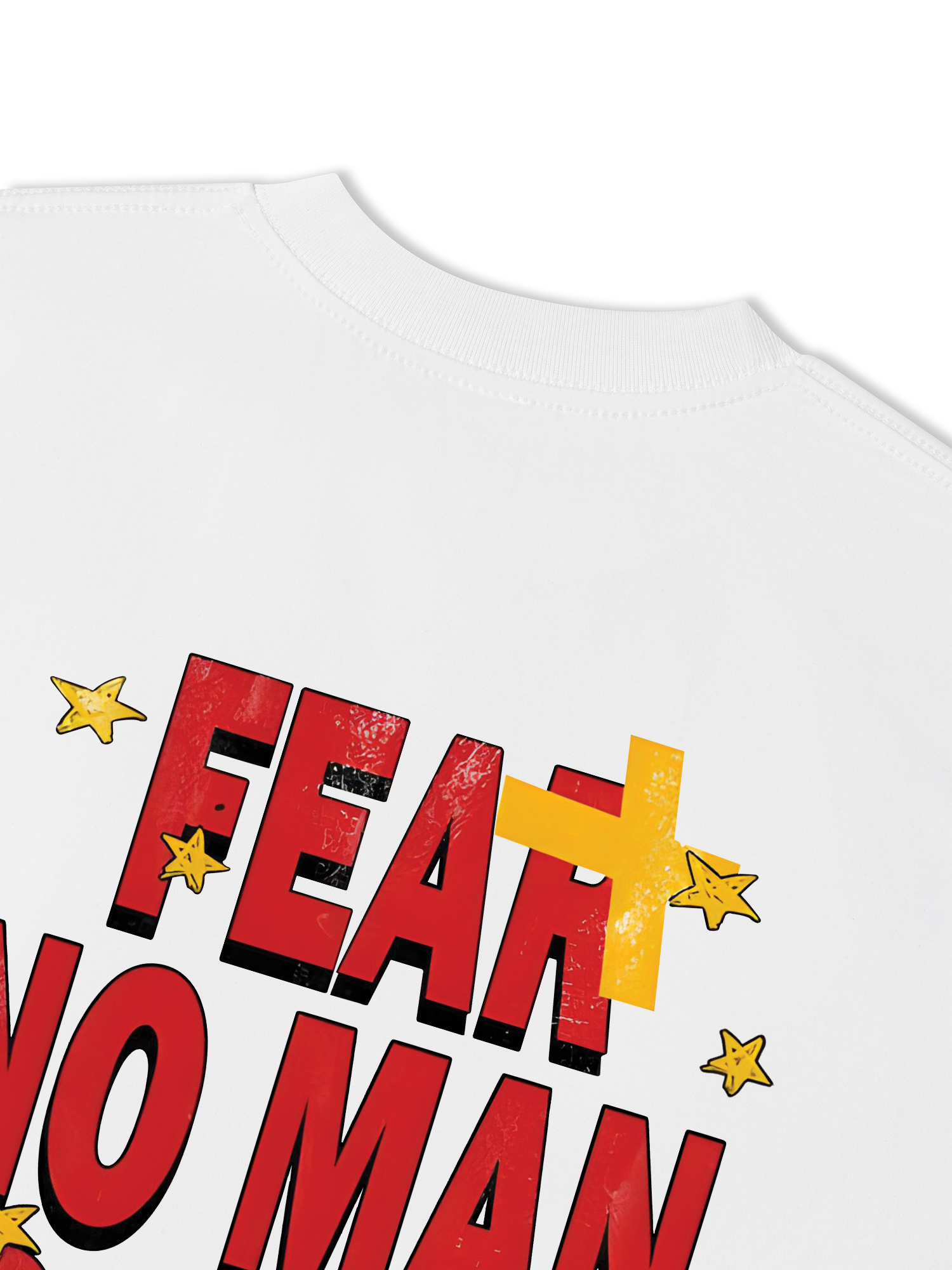 Áo Thun Relaxed Fit Rapper Rodman Fear No Man Nor God