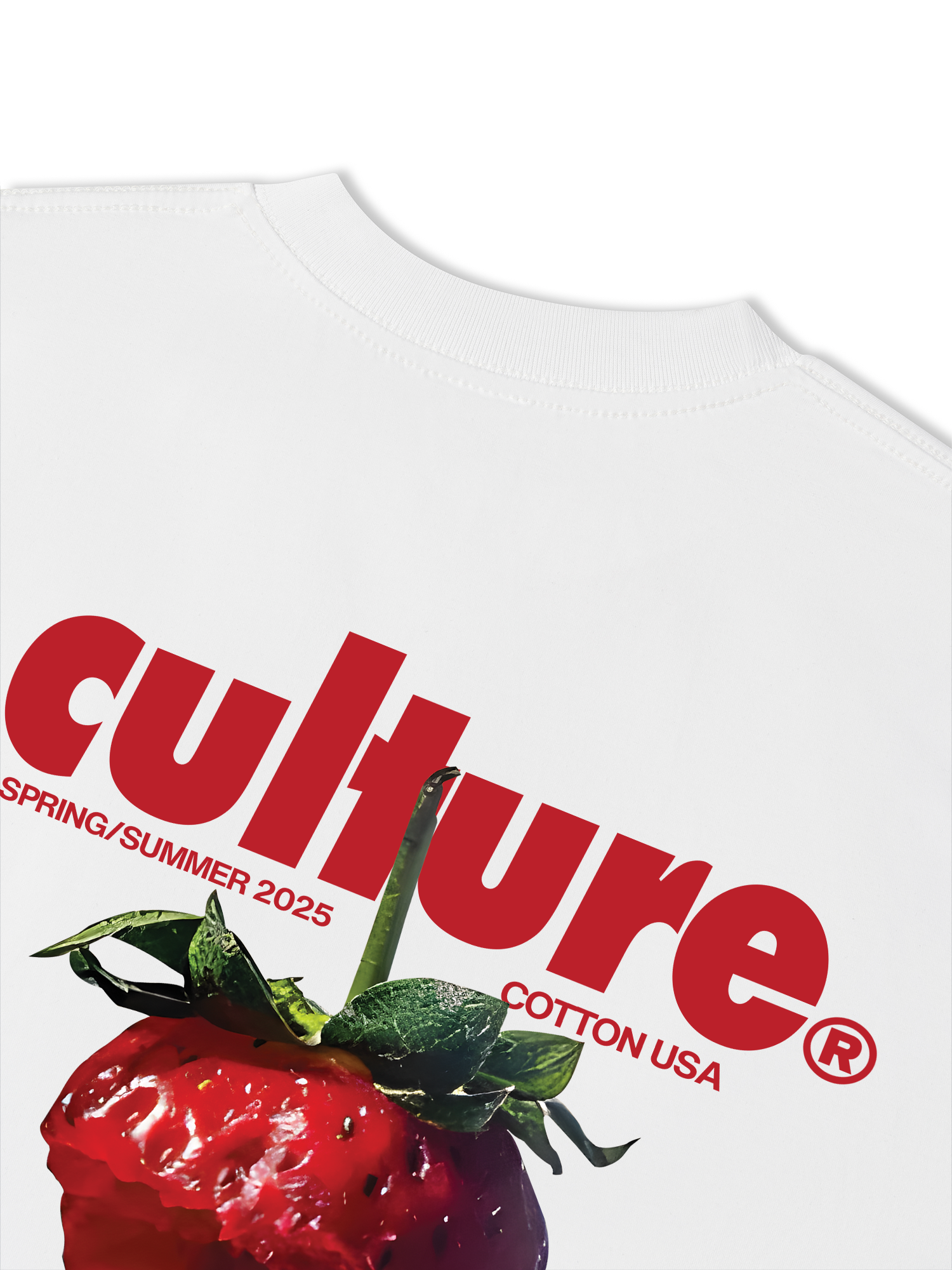 Áo Thun Relaxed Fit Tropical Culture Strawberry