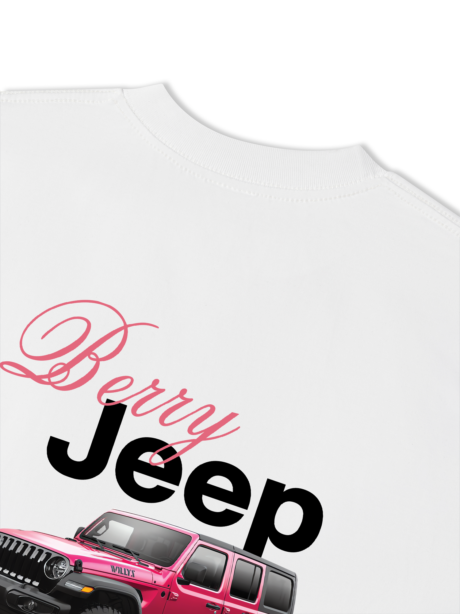 Áo Thun Relaxed Fit Berry Jeep